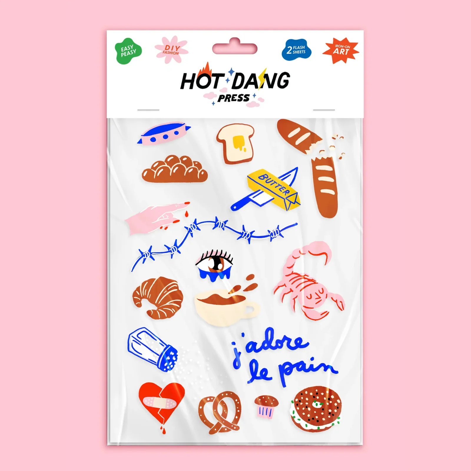 Hot Dang Press Iron Ons - Assorted styles - Image 5