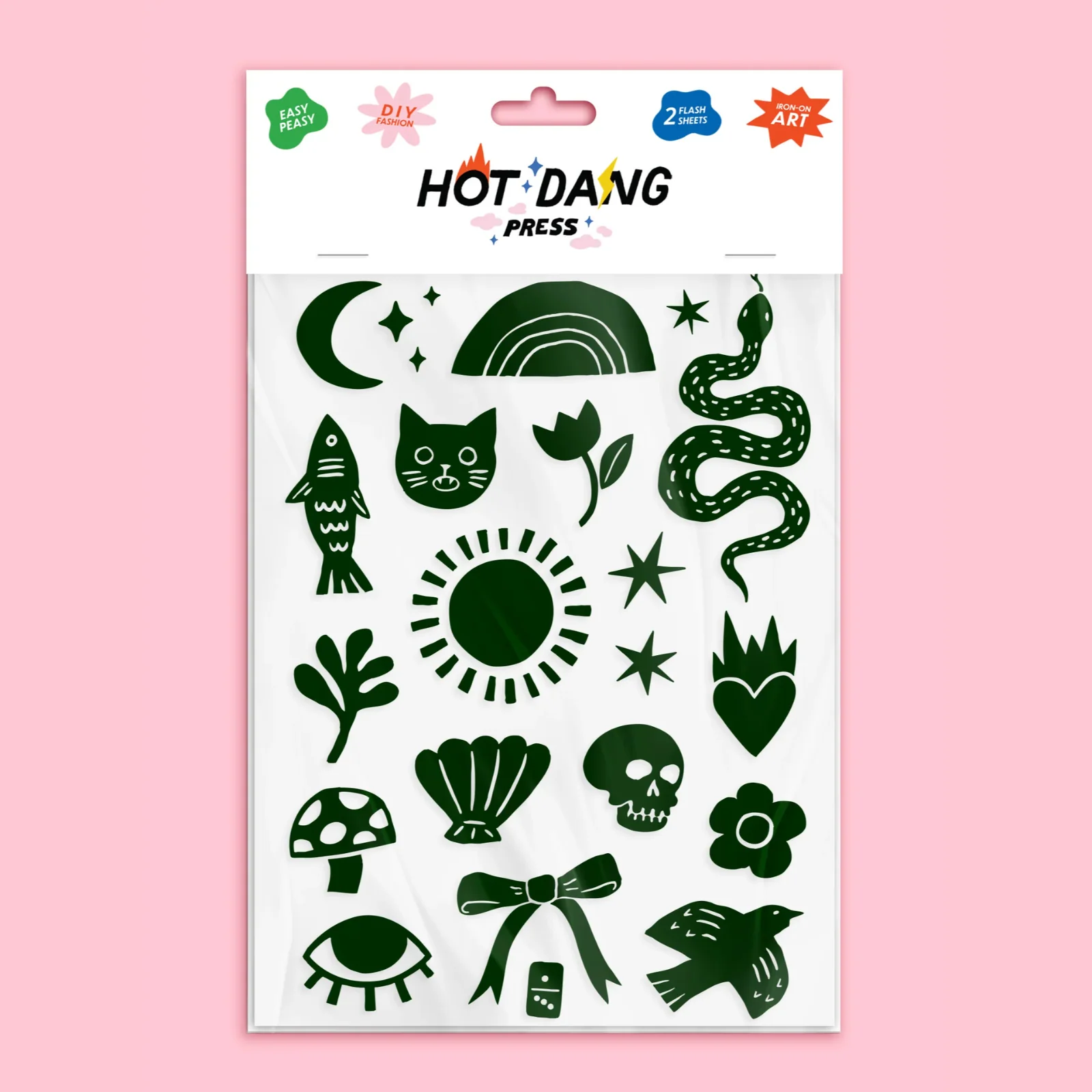 Hot Dang Press Iron Ons - Assorted styles - Image 6