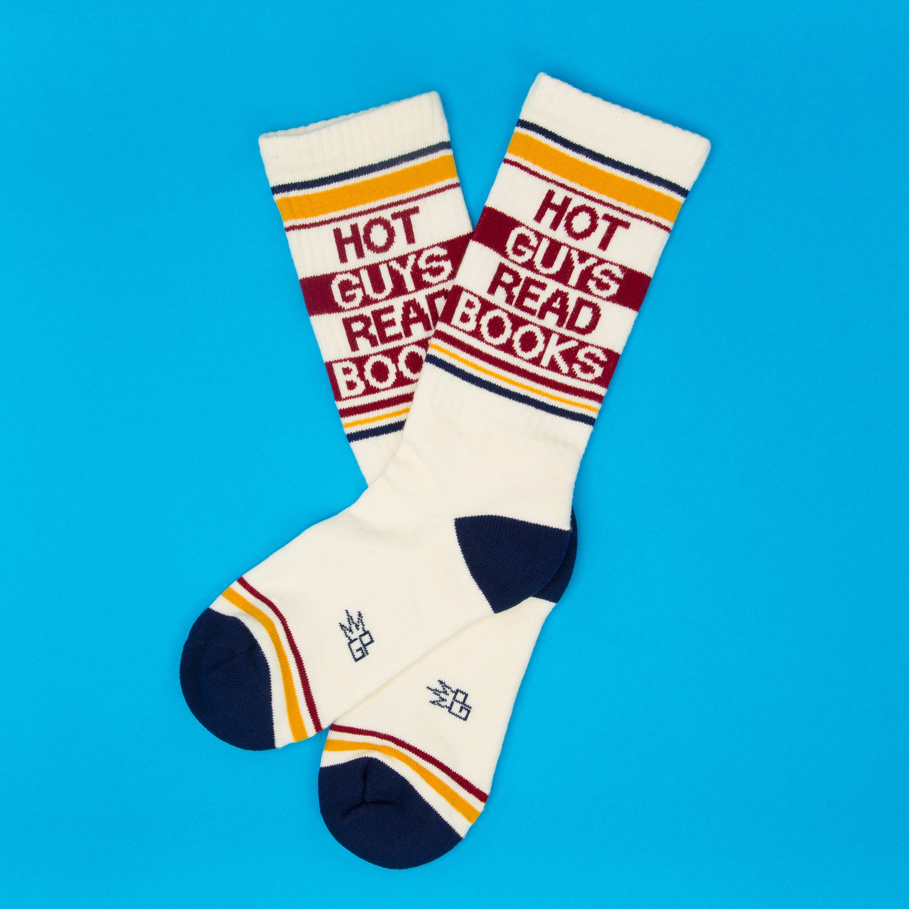 Gumball Poodle Gym Socks 'Hot Guys Read Books' - Image 2
