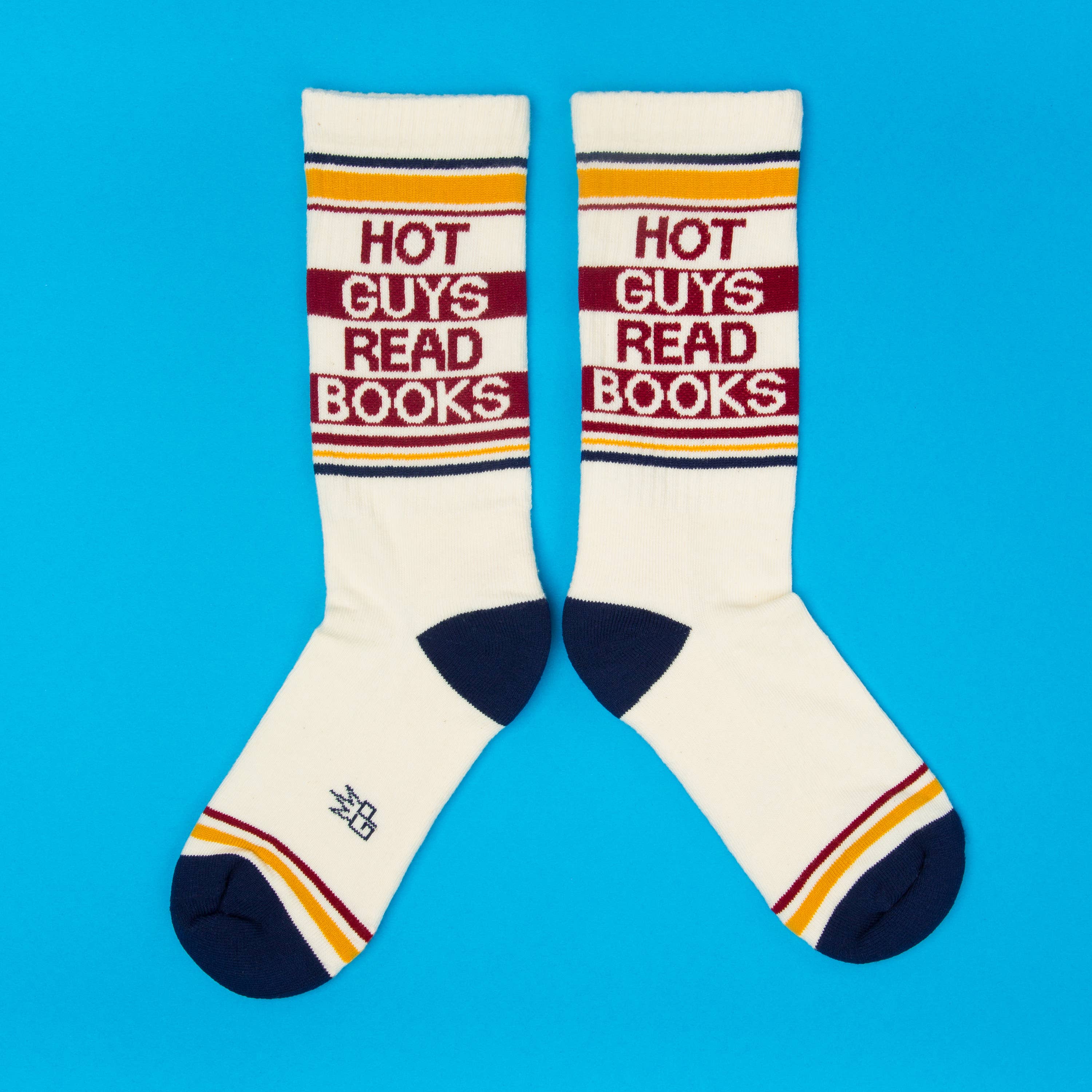 Gumball Poodle Gym Socks 'Hot Guys Read Books' - Image 5