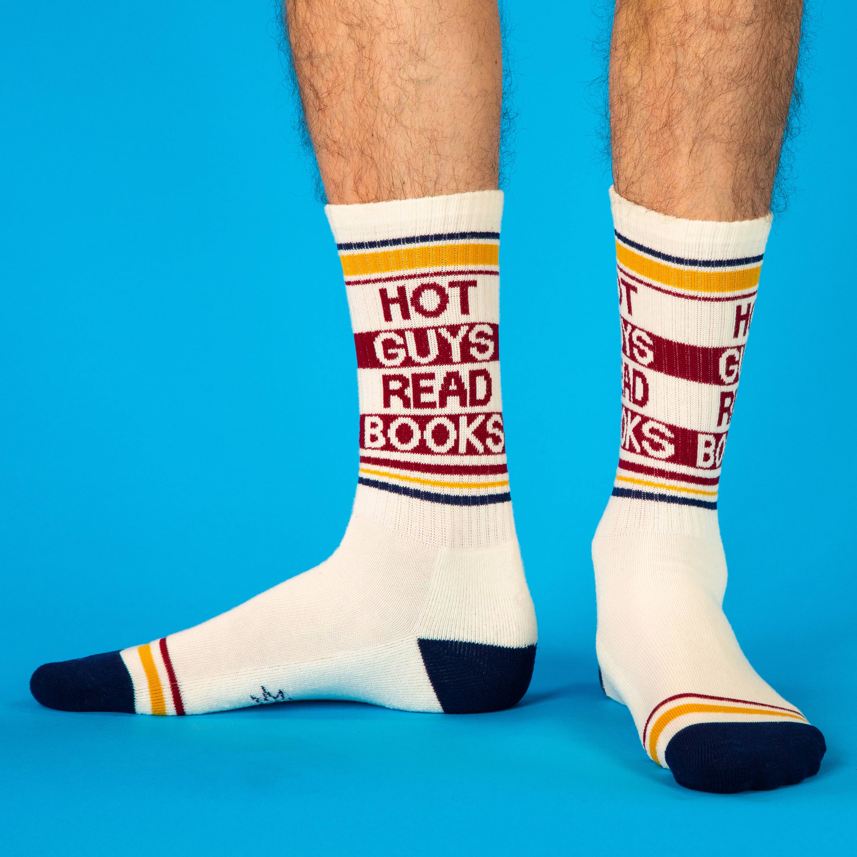 Gumball Poodle Gym Socks 'Hot Guys Read Books' - Image 7