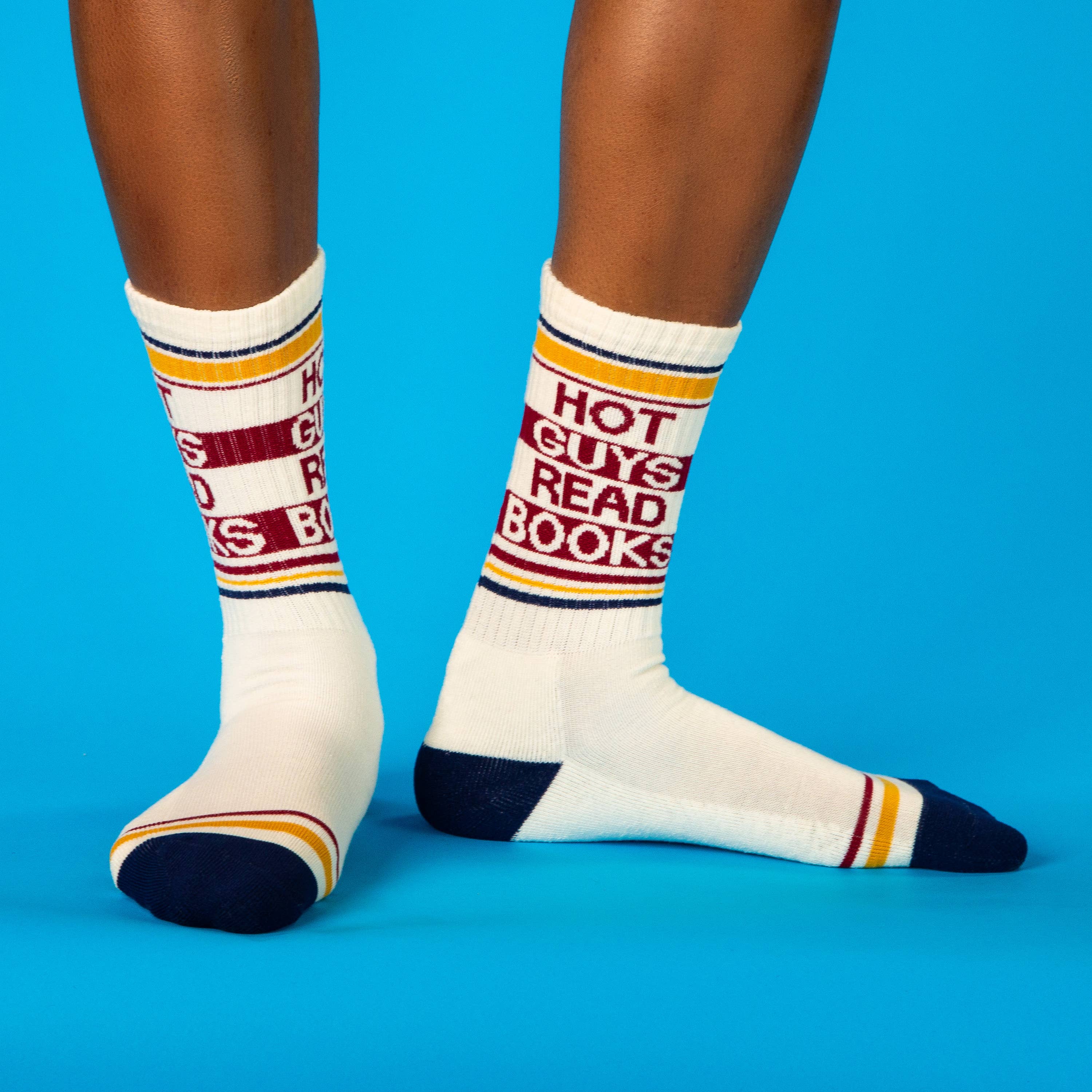 Gumball Poodle Gym Socks 'Hot Guys Read Books' - Image 8