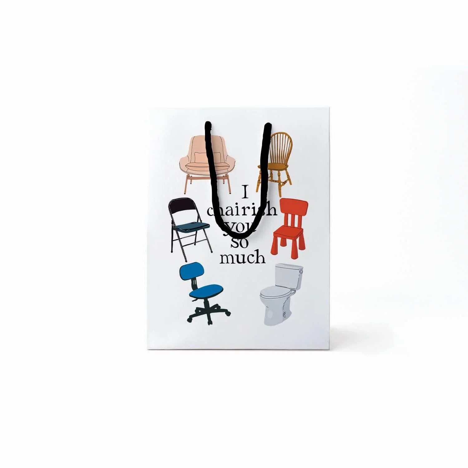 Drawn Goods I Chairish You So Much Gift Bag - Small