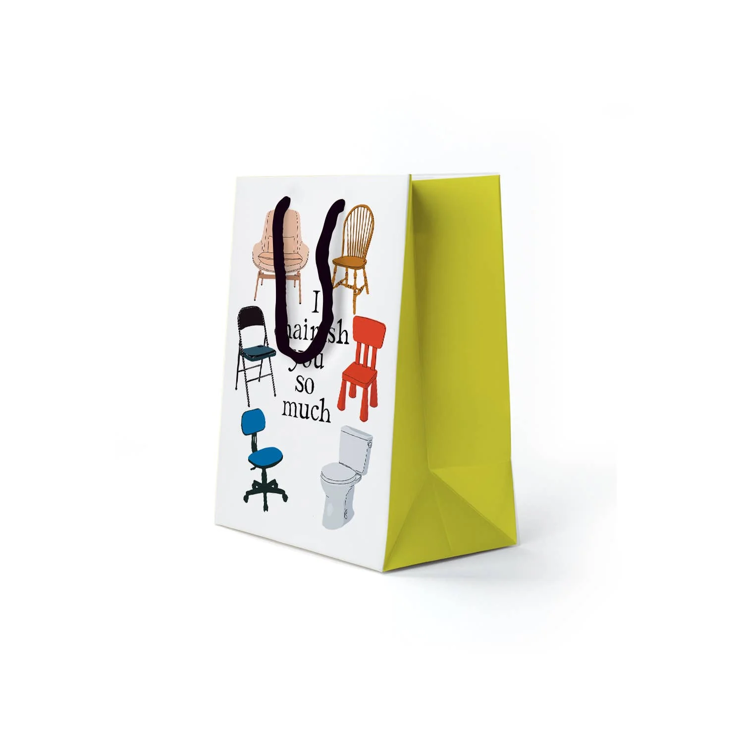 Drawn Goods I Chairish You So Much Gift Bag - Small - Image 2