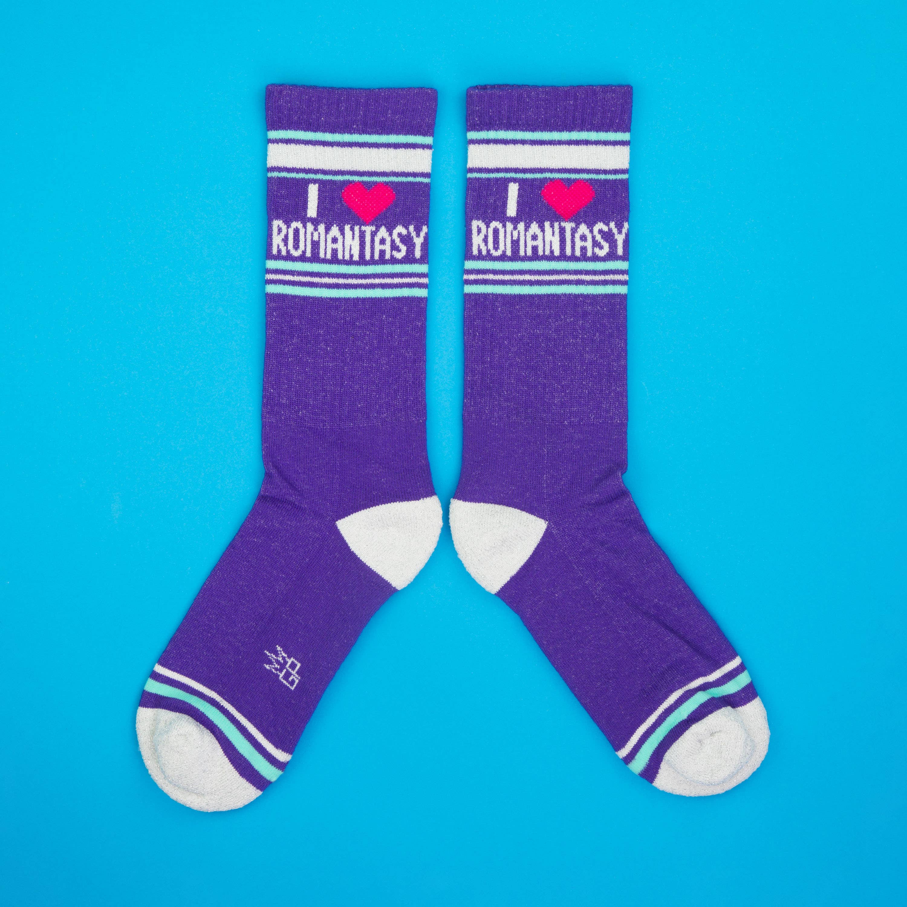 Gumball Poodle Gym Socks 'I ❤️ Romantasy' - Image 5