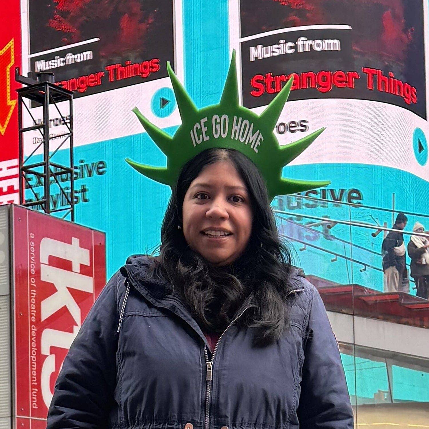 ICE Go Home - Statue of Liberty Foam Crown - Image 4