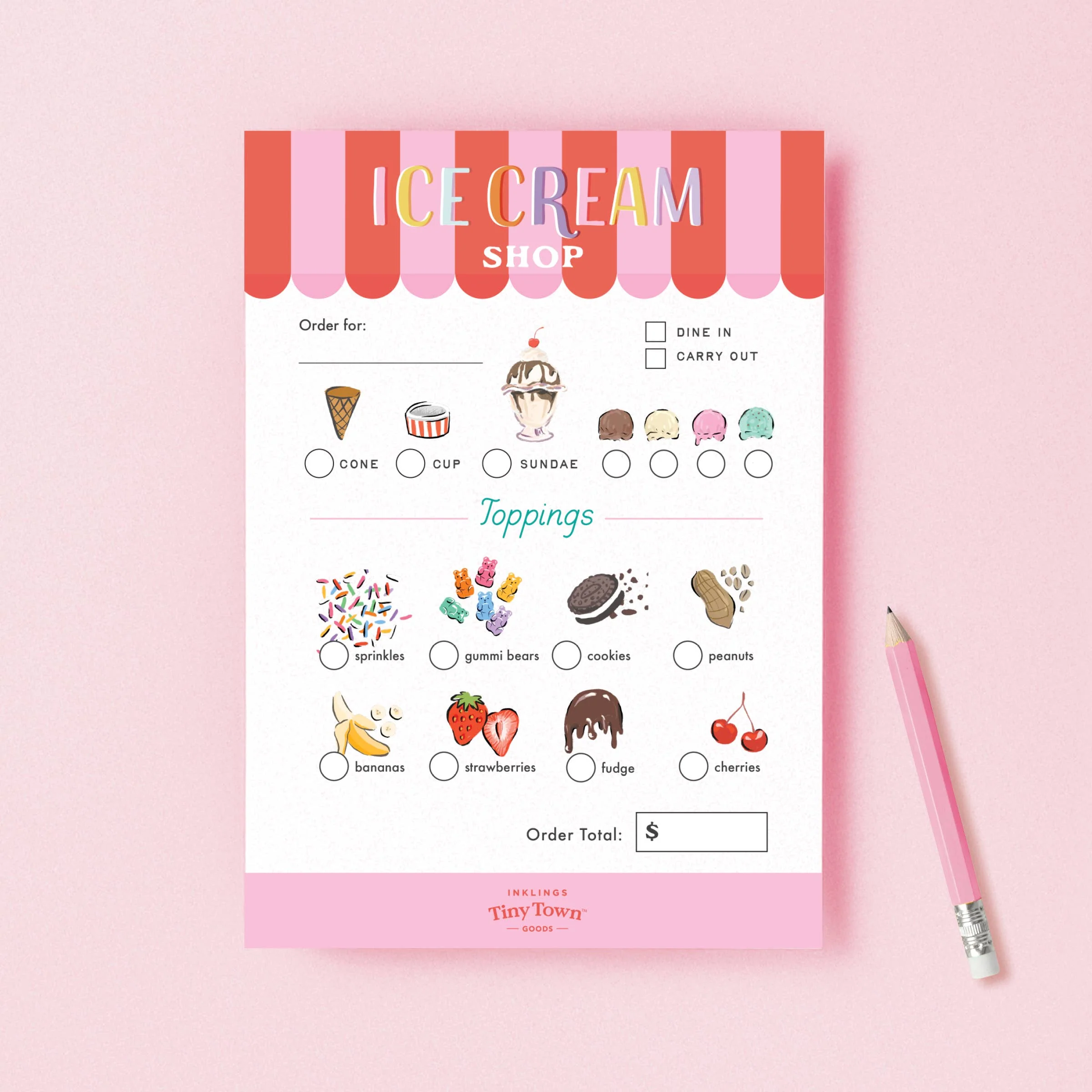 Inklings Tiny Town™ Play Notepad - Ice Cream Shop - Image 10