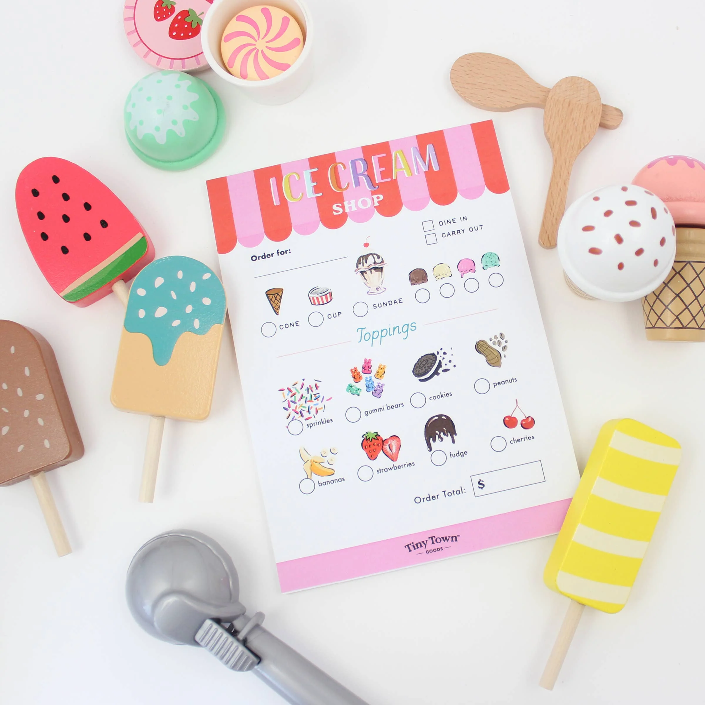 Inklings Tiny Town™ Play Notepad - Ice Cream Shop - Image 12