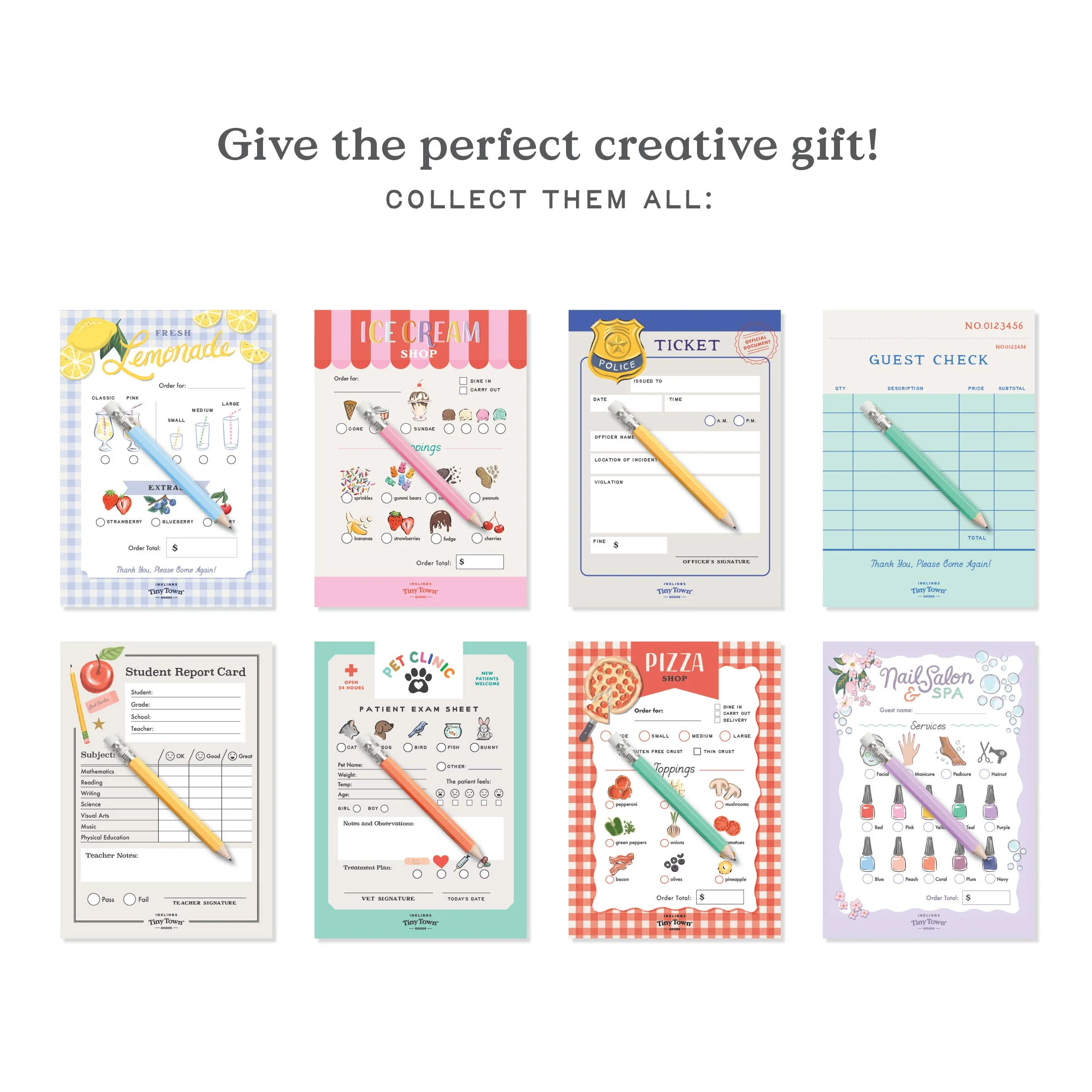 Inklings Tiny Town™ Play Notepad - Pizza Shop - Image 13
