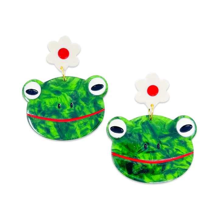 Jenny Lemons Acrylic Earrings - - Image 3