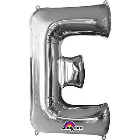 34" Jumbo Silver Foil Letter Balloon - Image 5