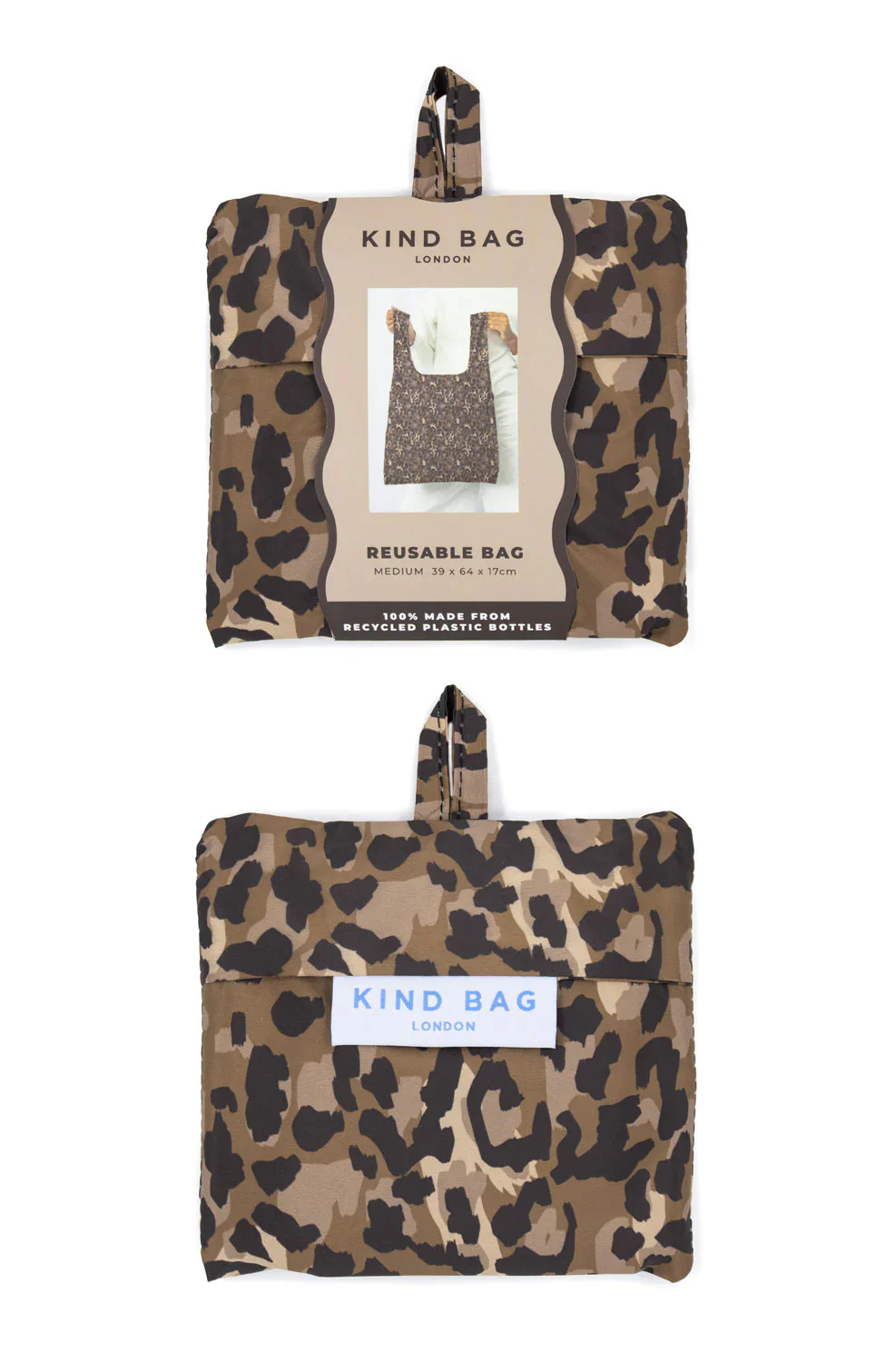 Kind Bag Medium Reusable Tote -  Leopard - Image 2