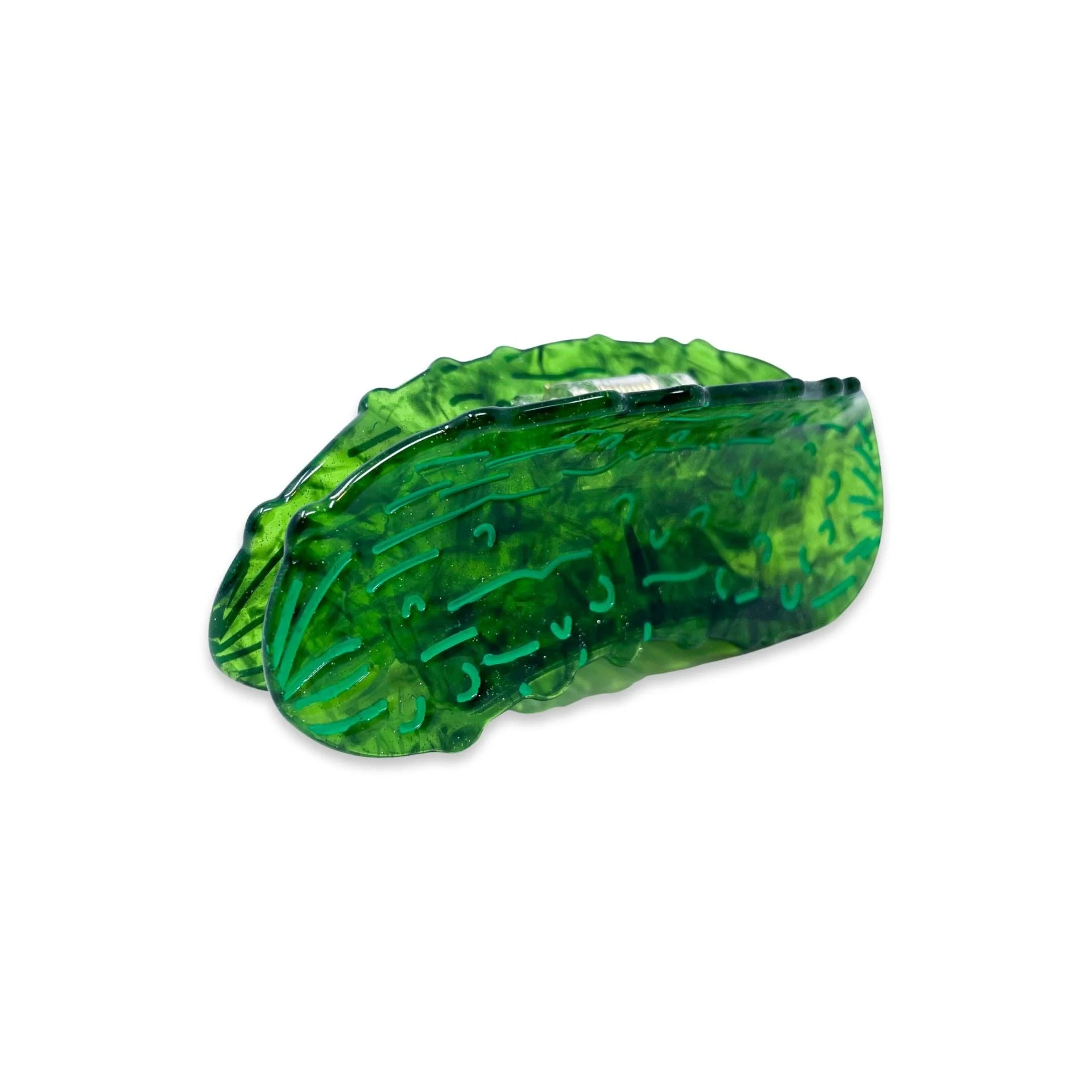 Large Pickle Hair Claw Clip - Image 3