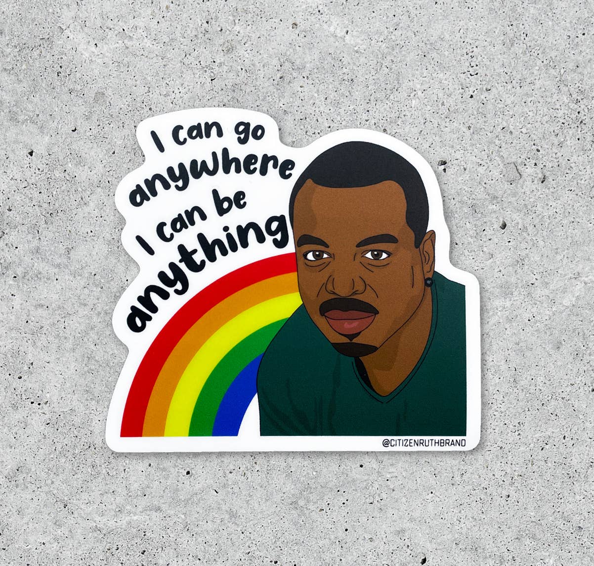 Lavar Burton Reading Rainbow Sticker