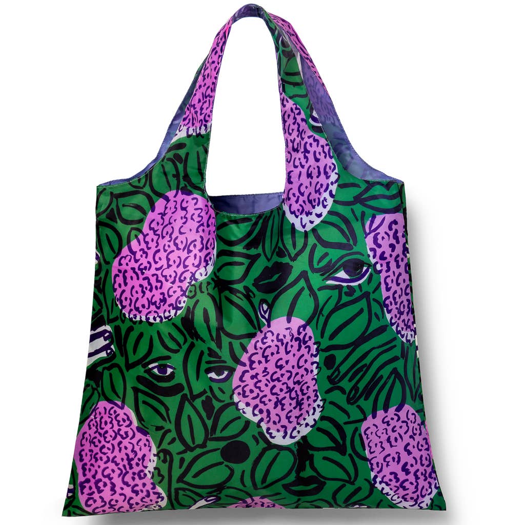 Lilacs Art Sack by Sophy Naess - Reusable Floral Tote