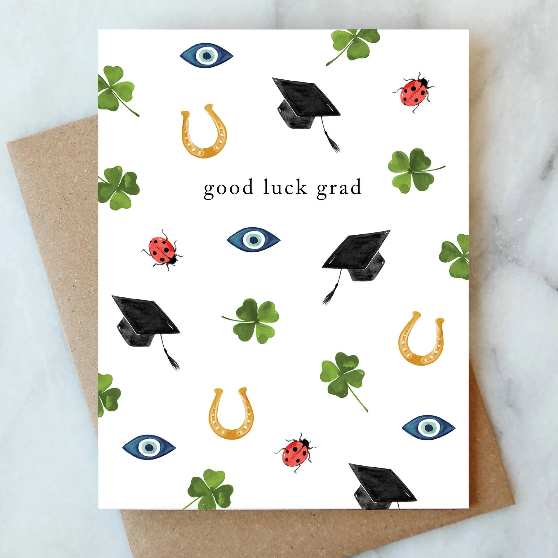 Lucky Charms Graduation Card