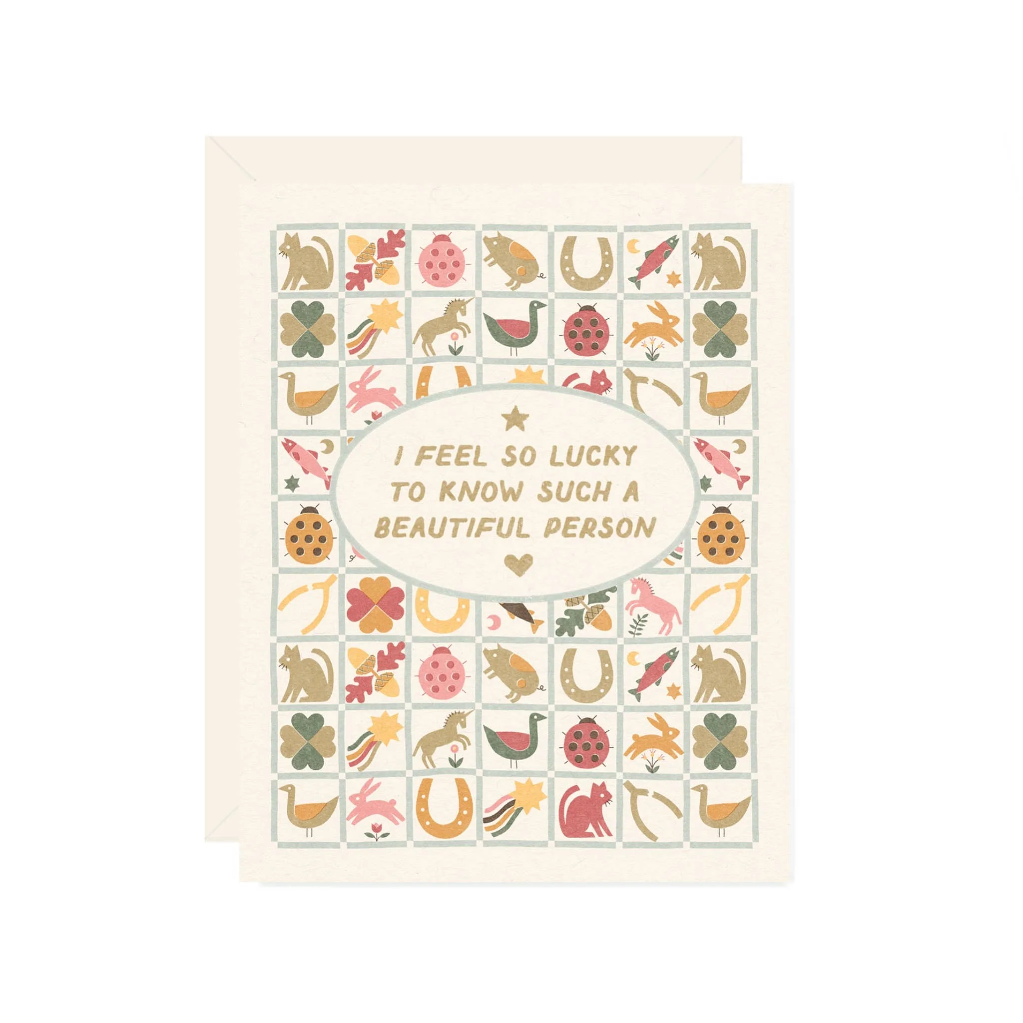 Lucky Quilt Friendship Card