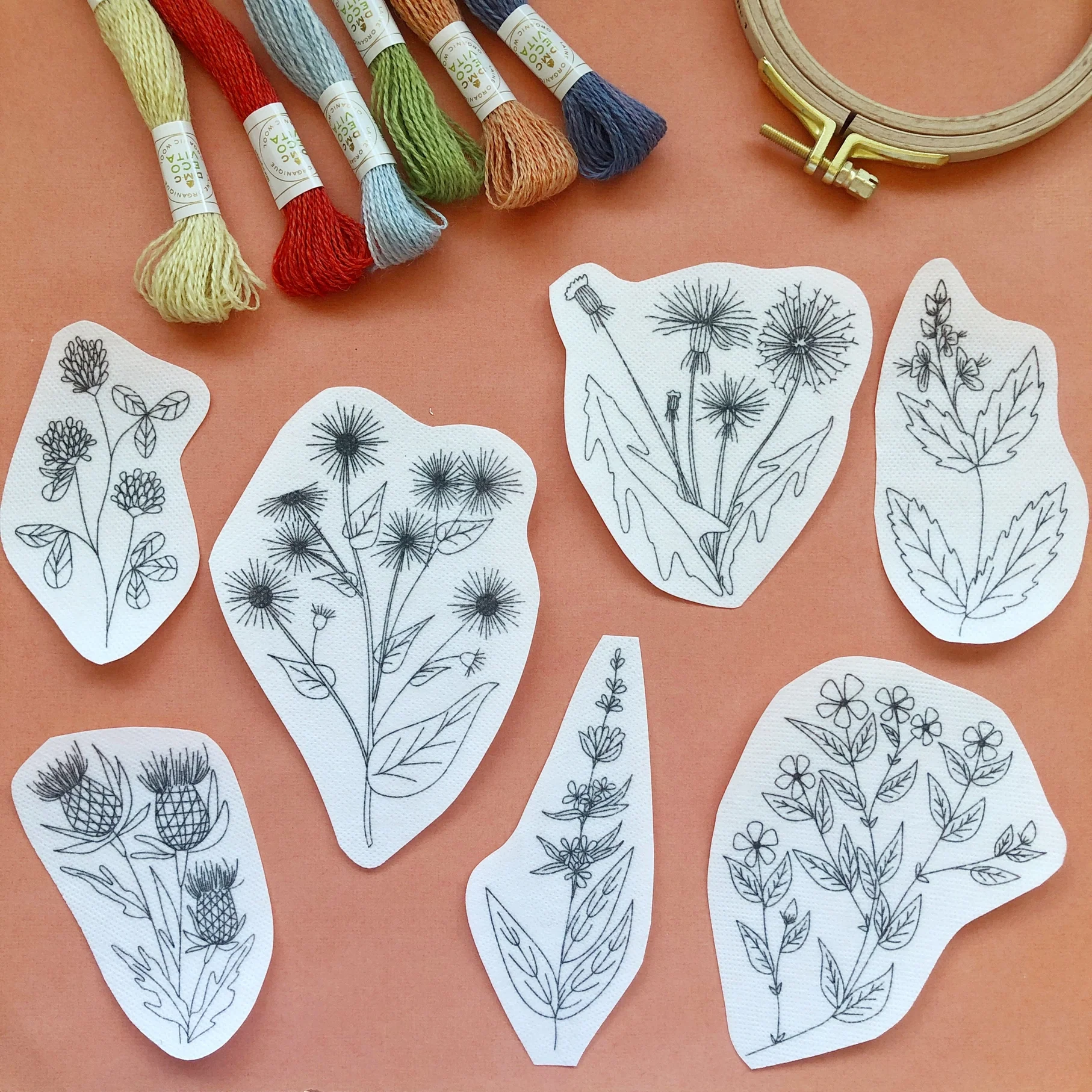 MCreativeJ Peel/Stick Embroidery Patterns - Image 6