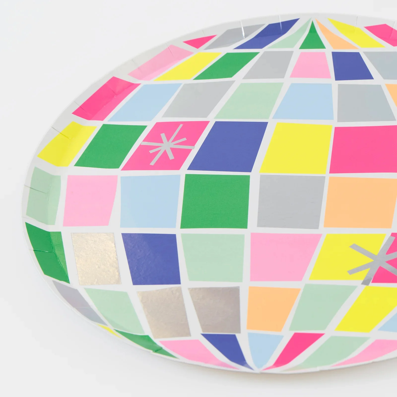 Meri Meri Disco Ball Large Plates - Image 2