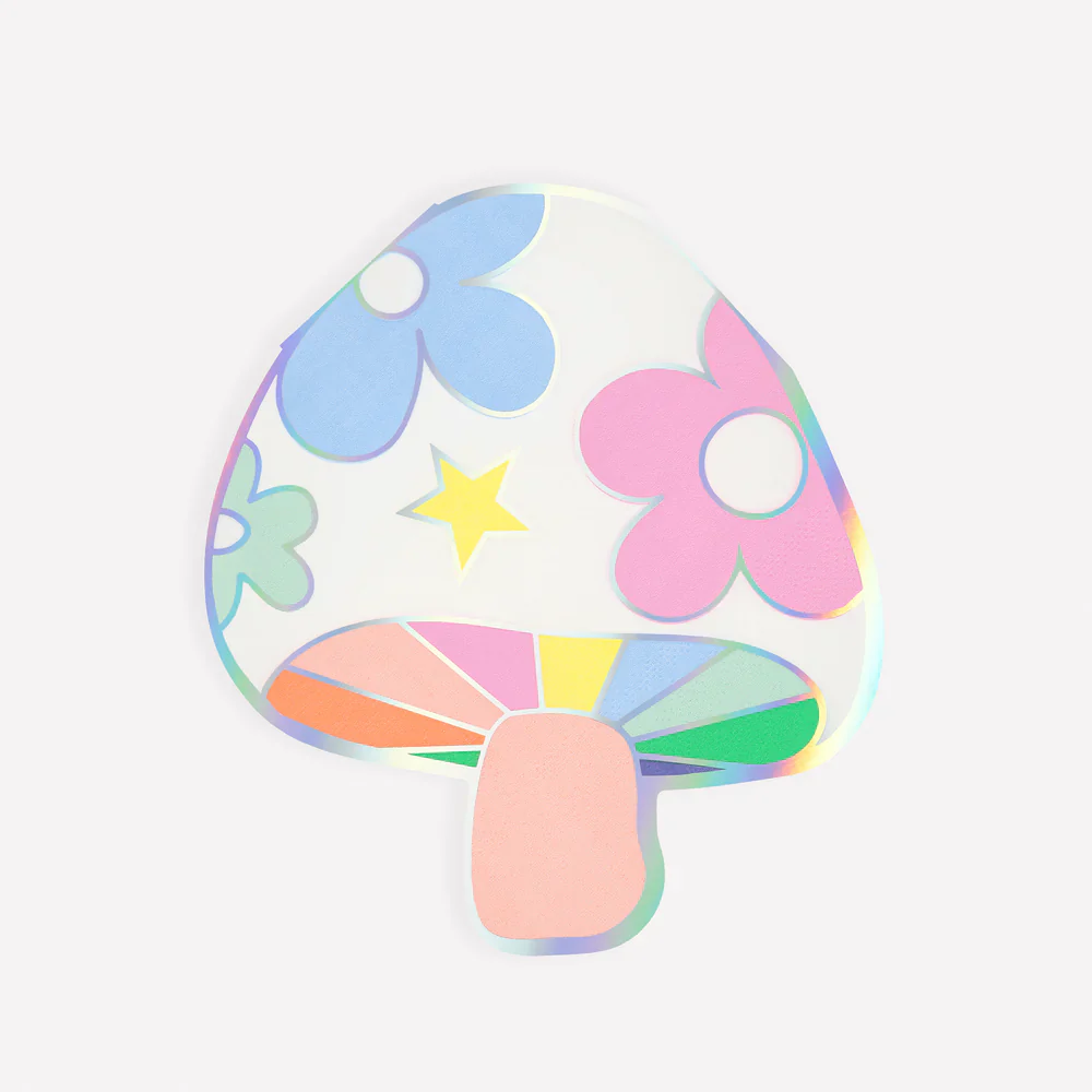 Meri Meri Groovy Mushroom Napkins