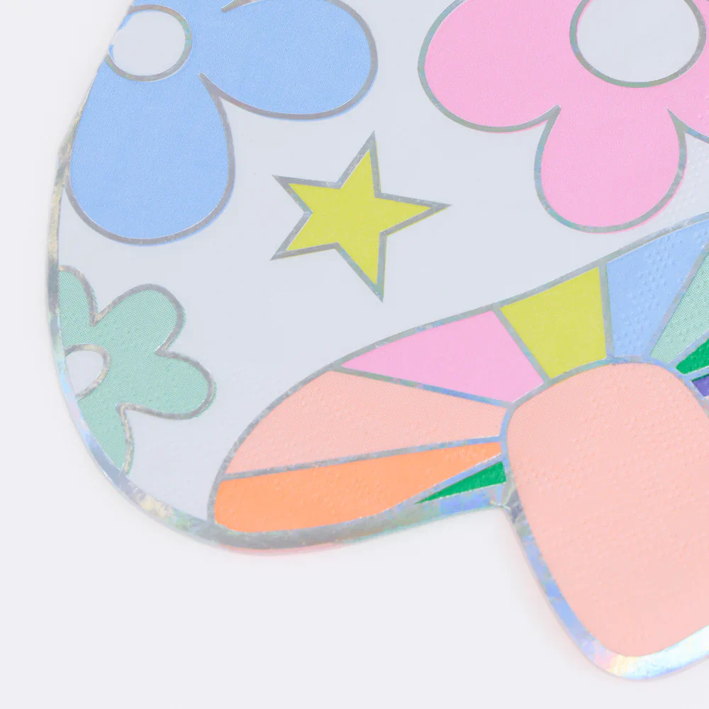 Meri Meri Groovy Mushroom Napkins - Image 2