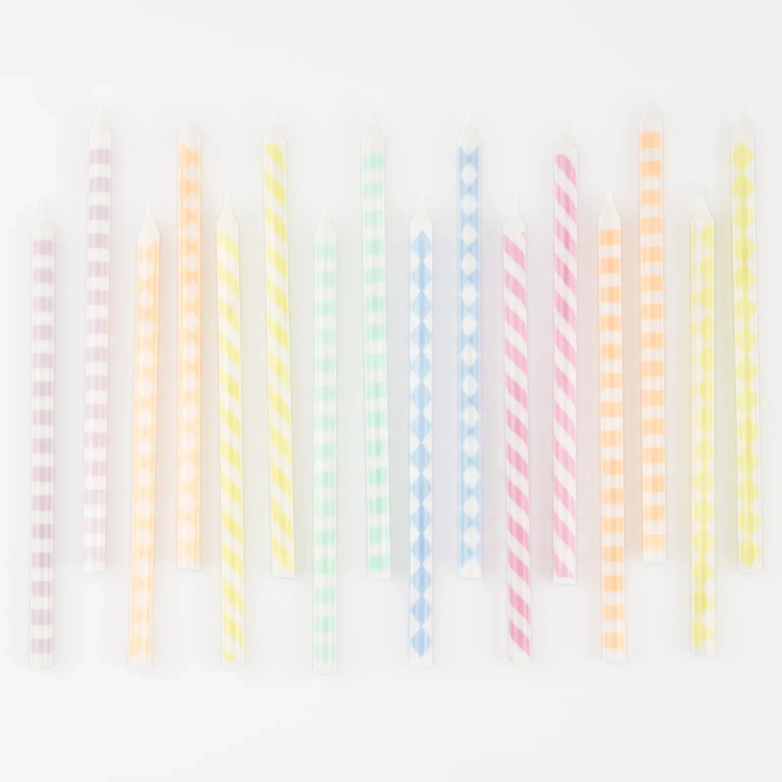 Meri Meri Pastel Patterned Candles