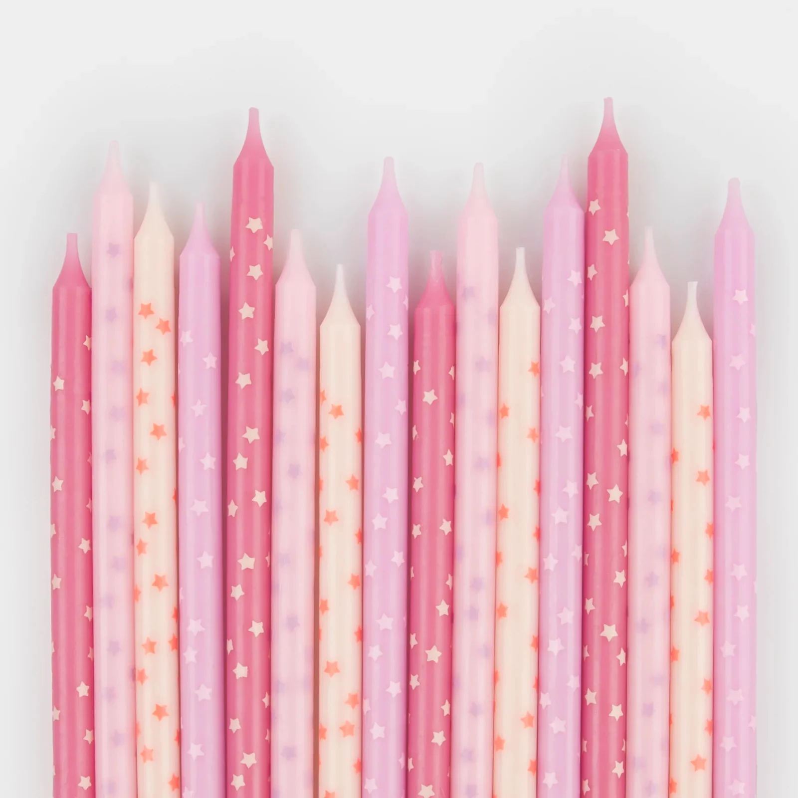 Meri Meri Pink Stars Candles - Image 2