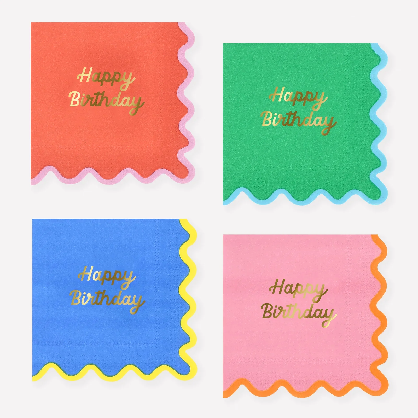 Meri Meri Wiggle Edge Napkins