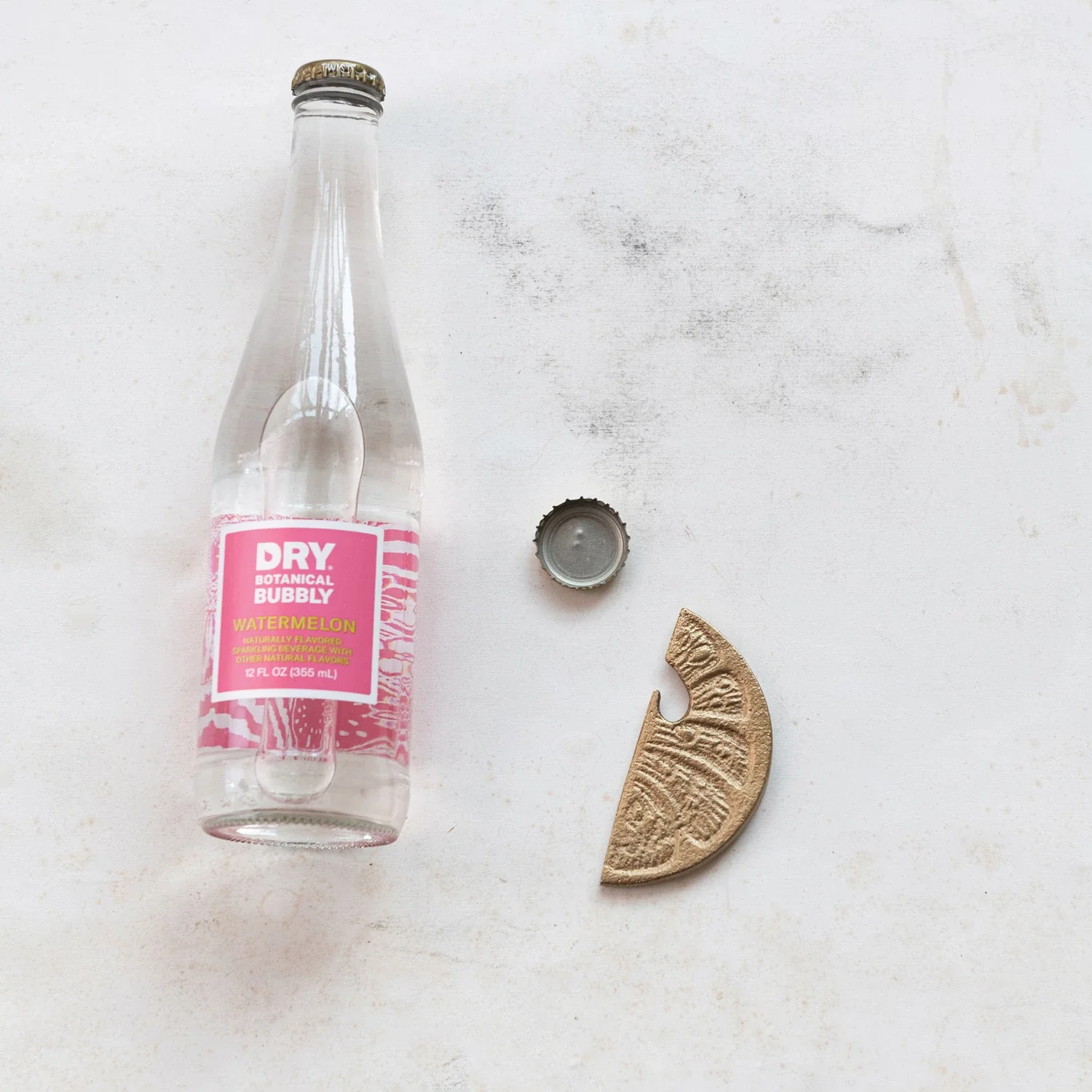 Metal Bottle Opener - Lemon Wedge