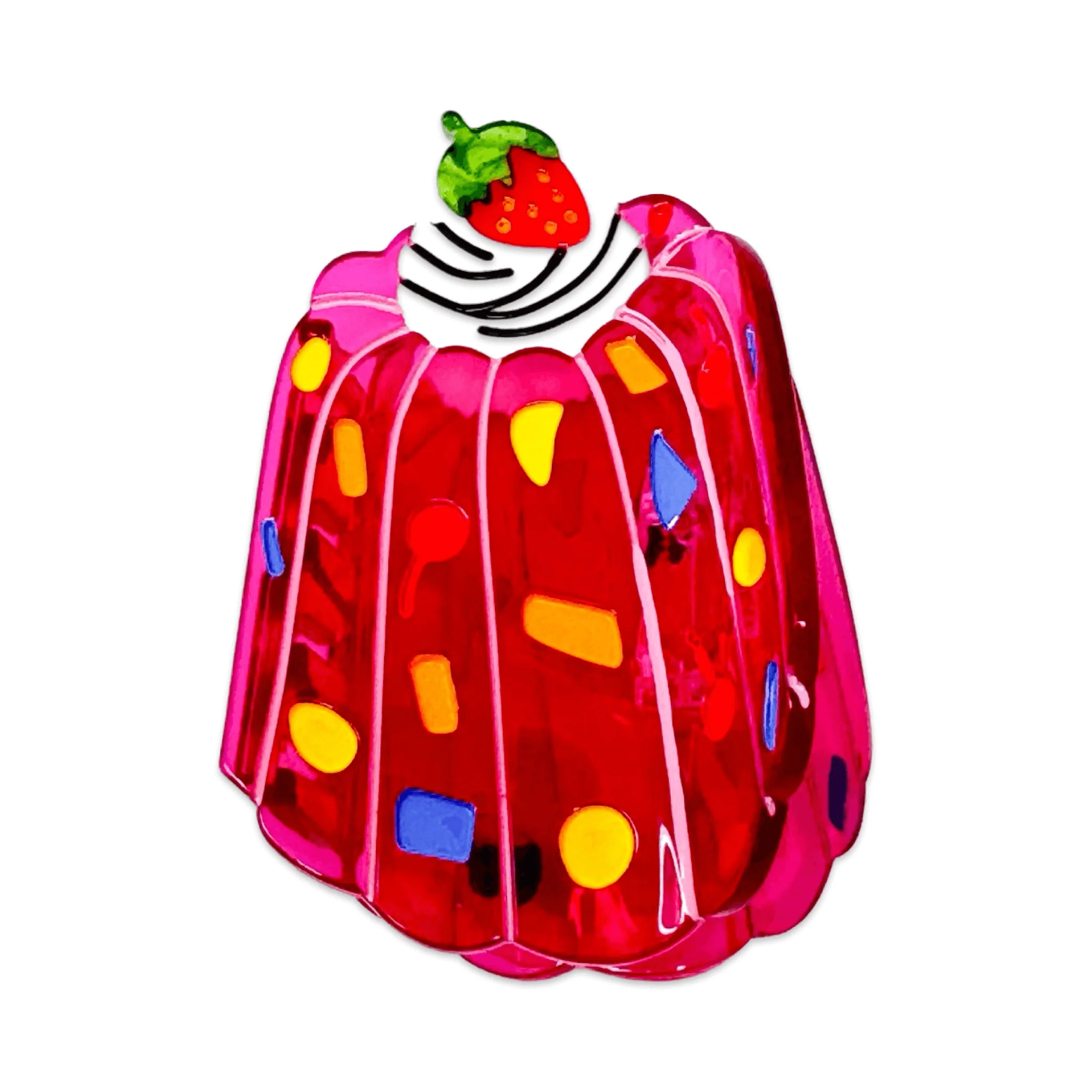 Midi Jello Hair Claw Clip - Image 3