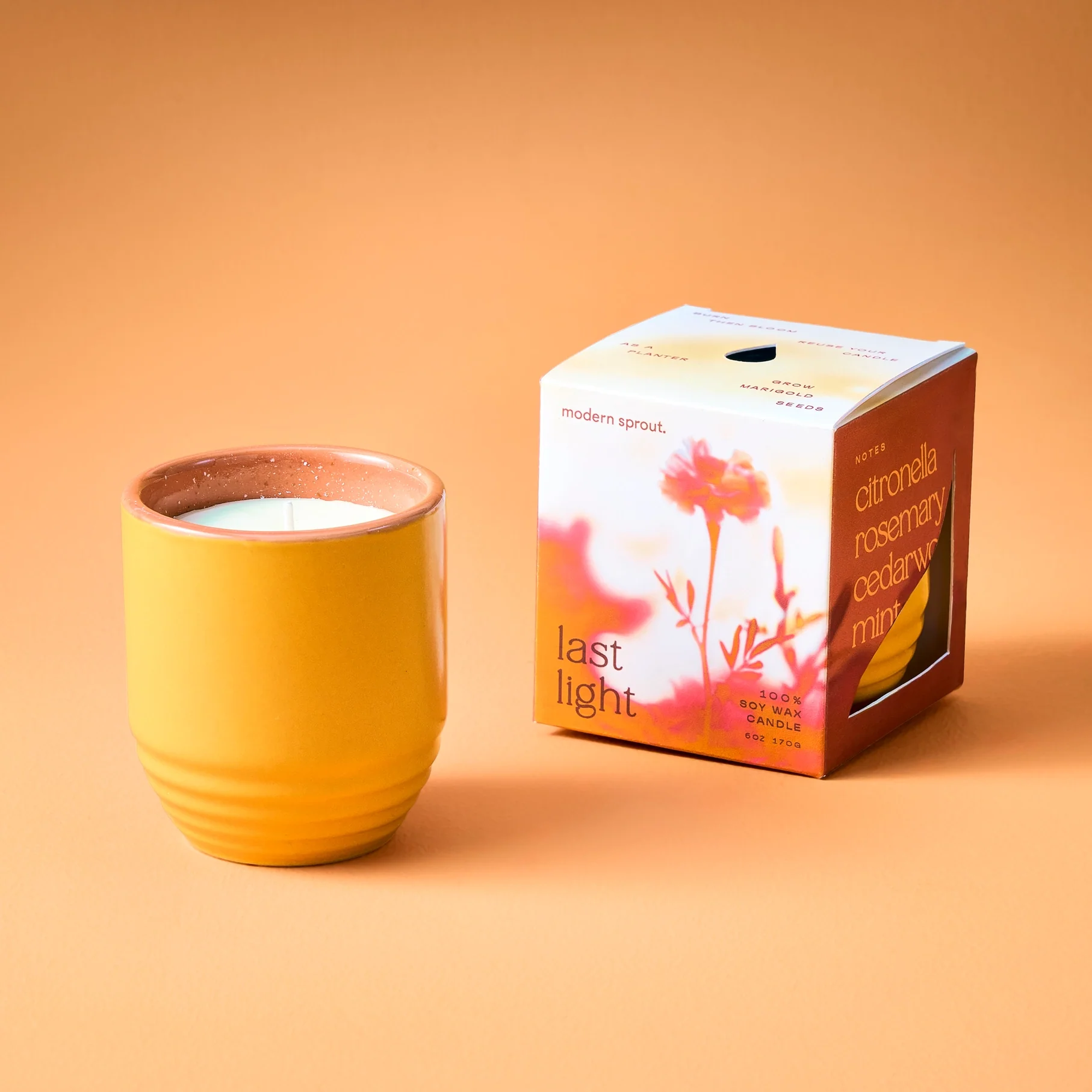 Modern Sprout Garden Vibes Candle/Planter - Image 3