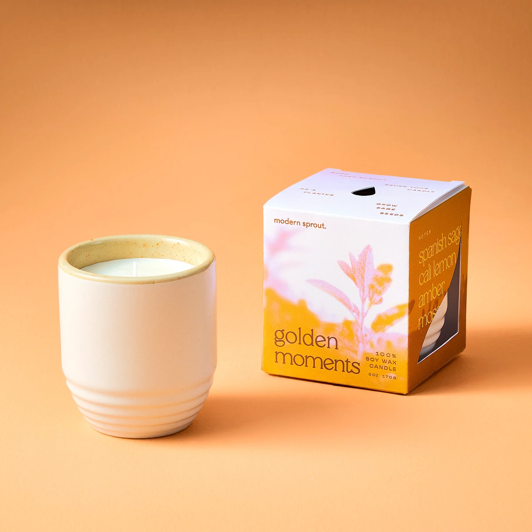 Modern Sprout Garden Vibes Candle/Planter - Image 4