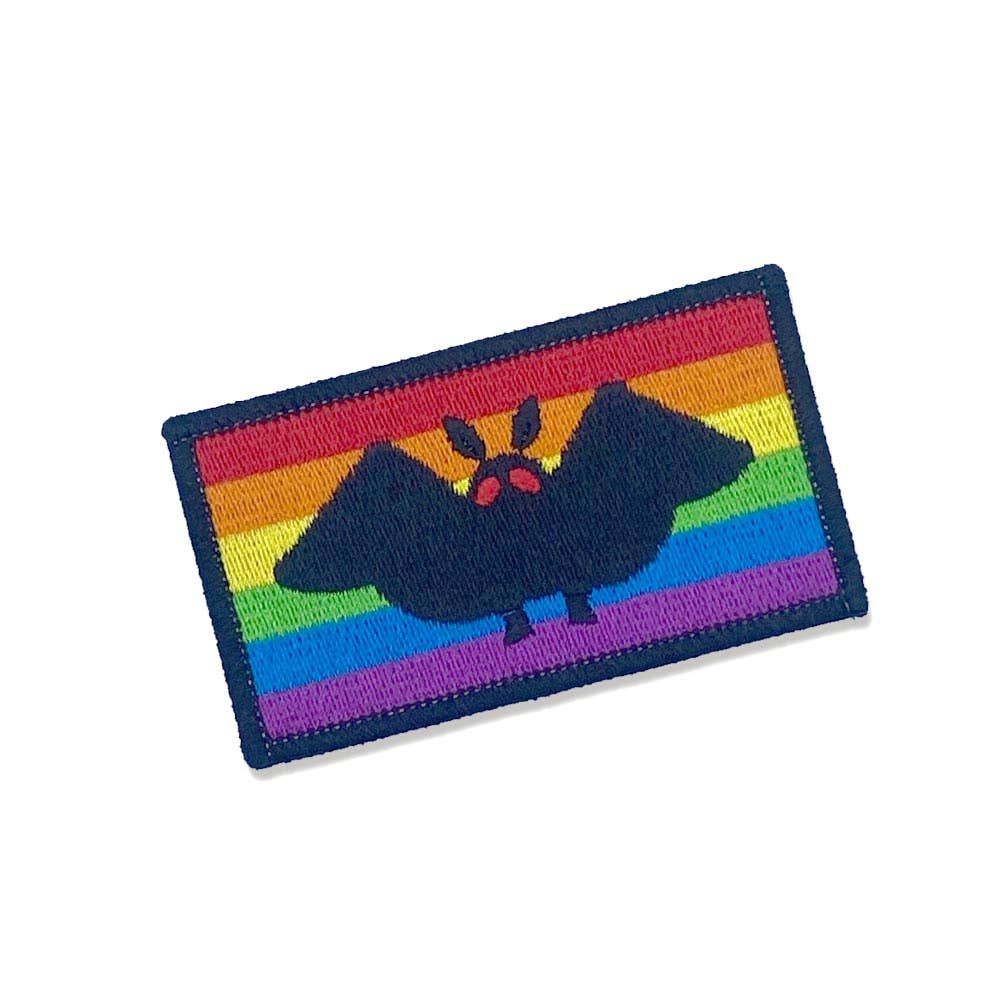 Mothman Pride Flag Patch - Image 2