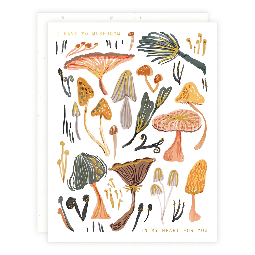 Mushrooms Love/Anniversary Card