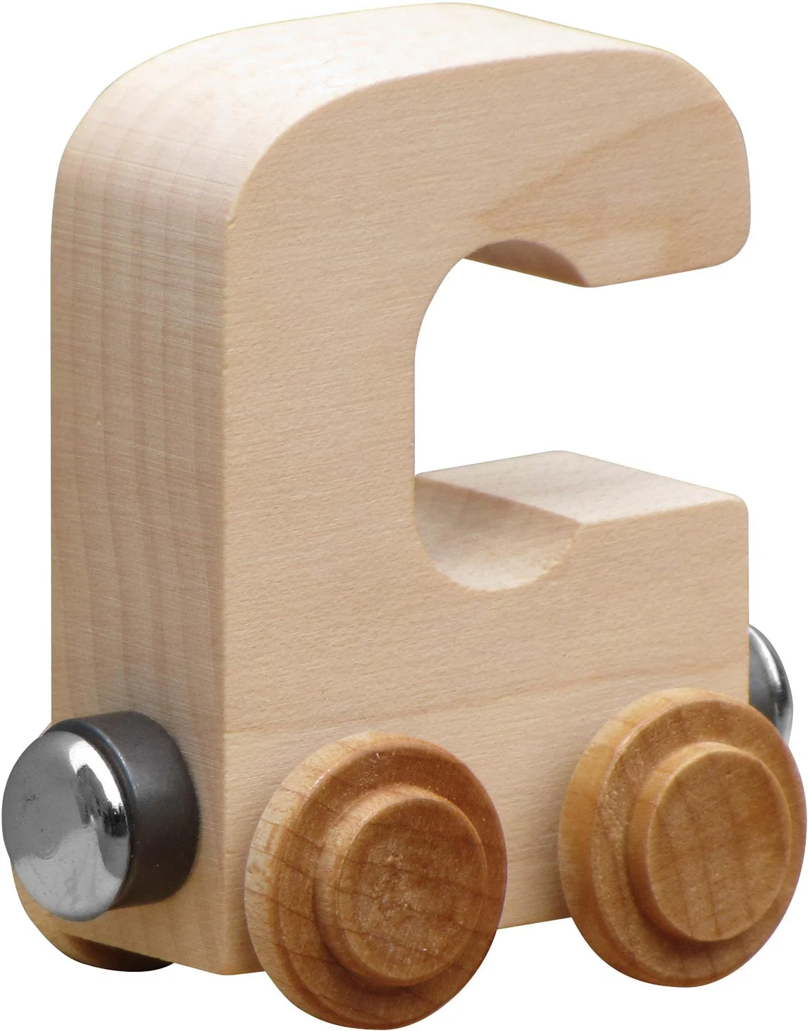 NameTrains Clear Finish Wooden Letter Car - Image 5