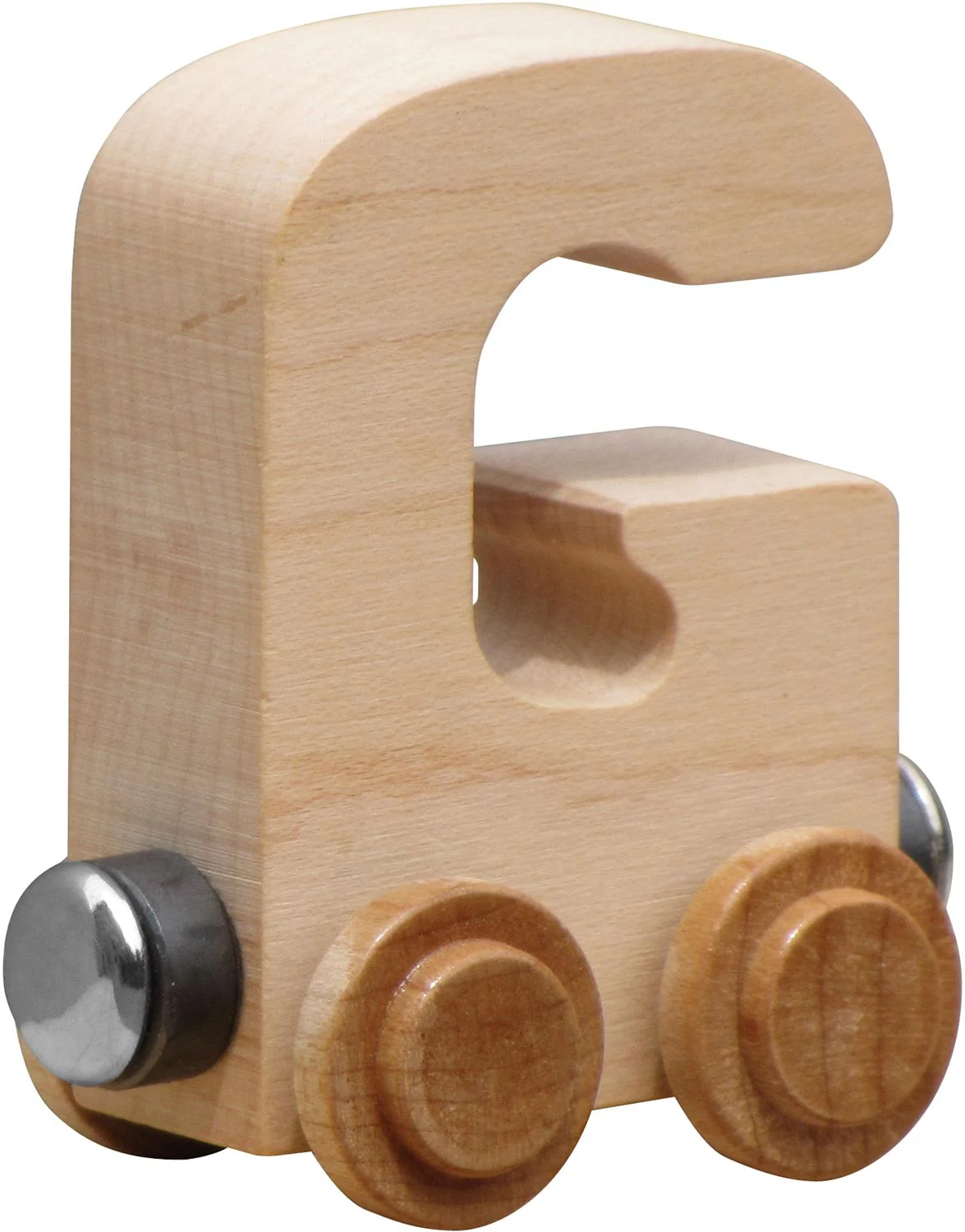 NameTrains Clear Finish Wooden Letter Car - Image 9