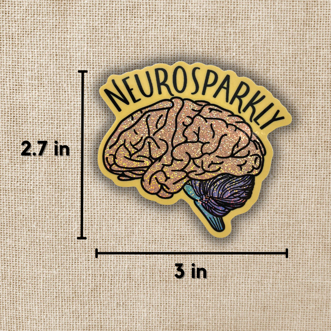 Neurosparkly Holographic Sticker - Image 2