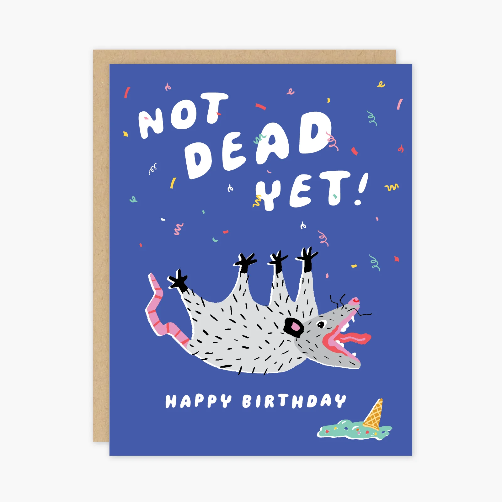 Not Dead Yet Possum - Birthday Card