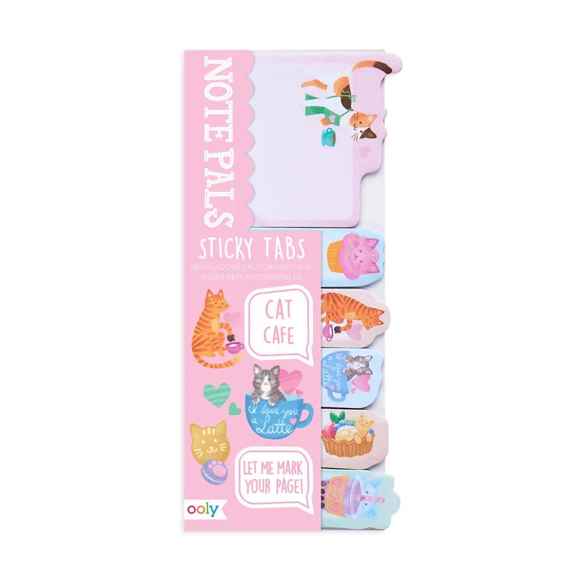 Note Pals Sticky Tabs: Cat Cafe
