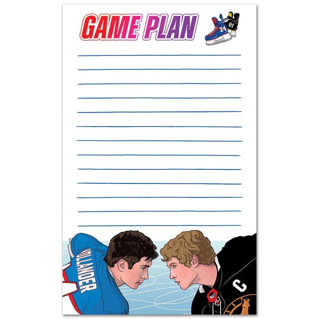 Notepad: Heated Rivalry Game Plan Stationery - Image 2