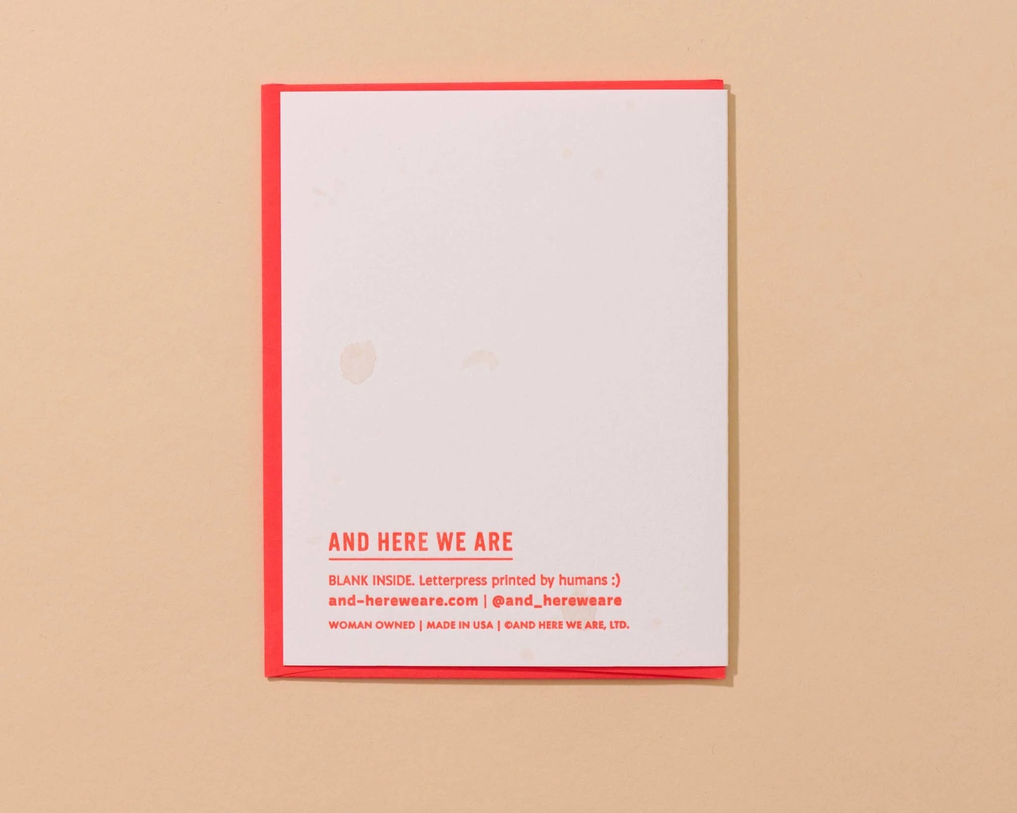 Olive Everything About You Letterpress Food Love Card - Image 3