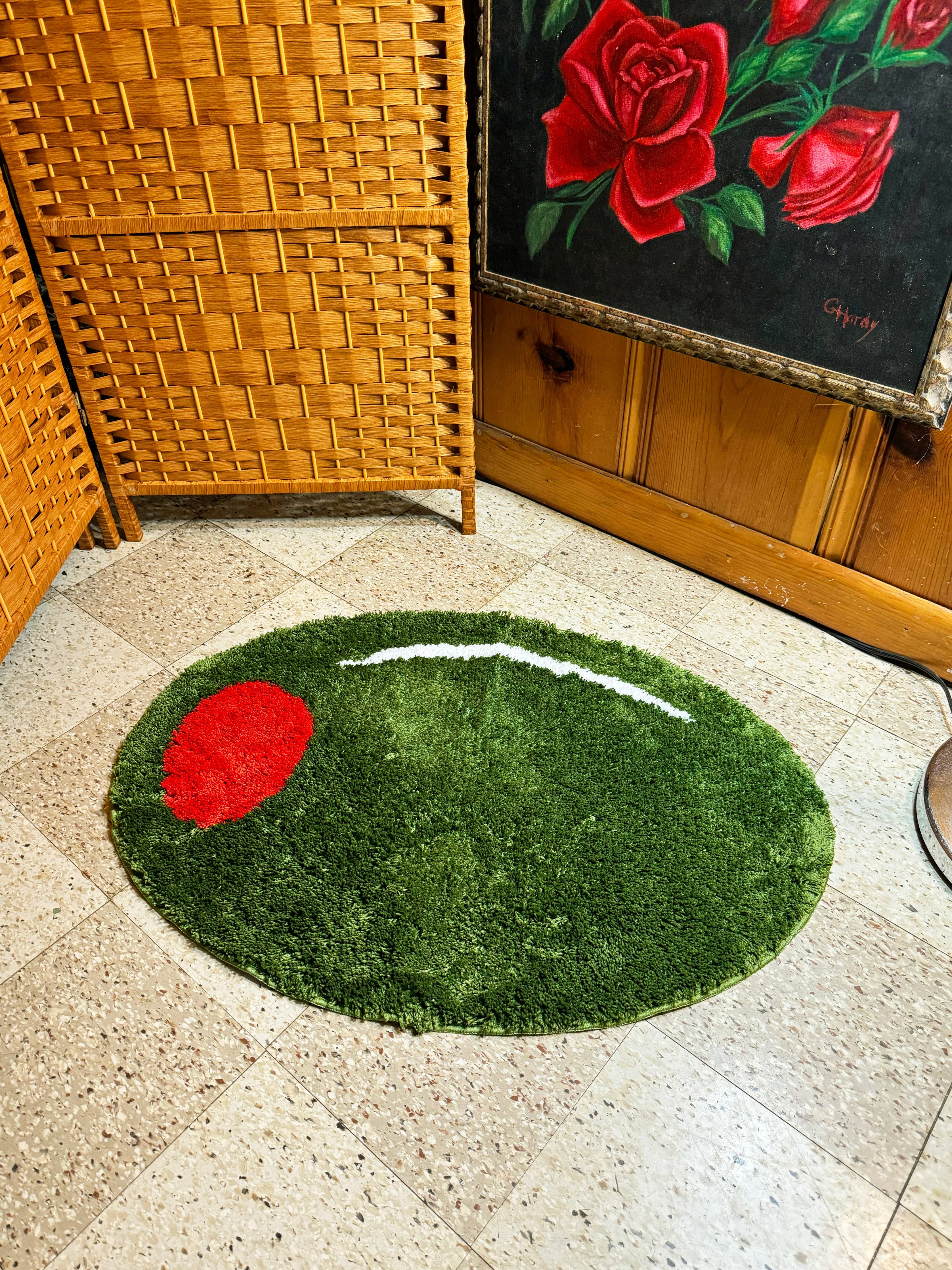 A Shop of Things Olive Rug - Image 2