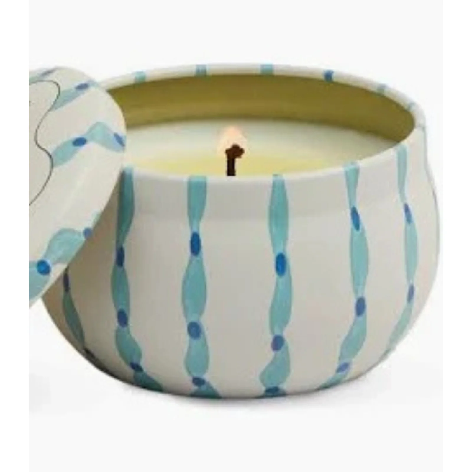 Paddywax Tulip 2oz. Printed Tin Candle - Wisteria & Willow - Image 2