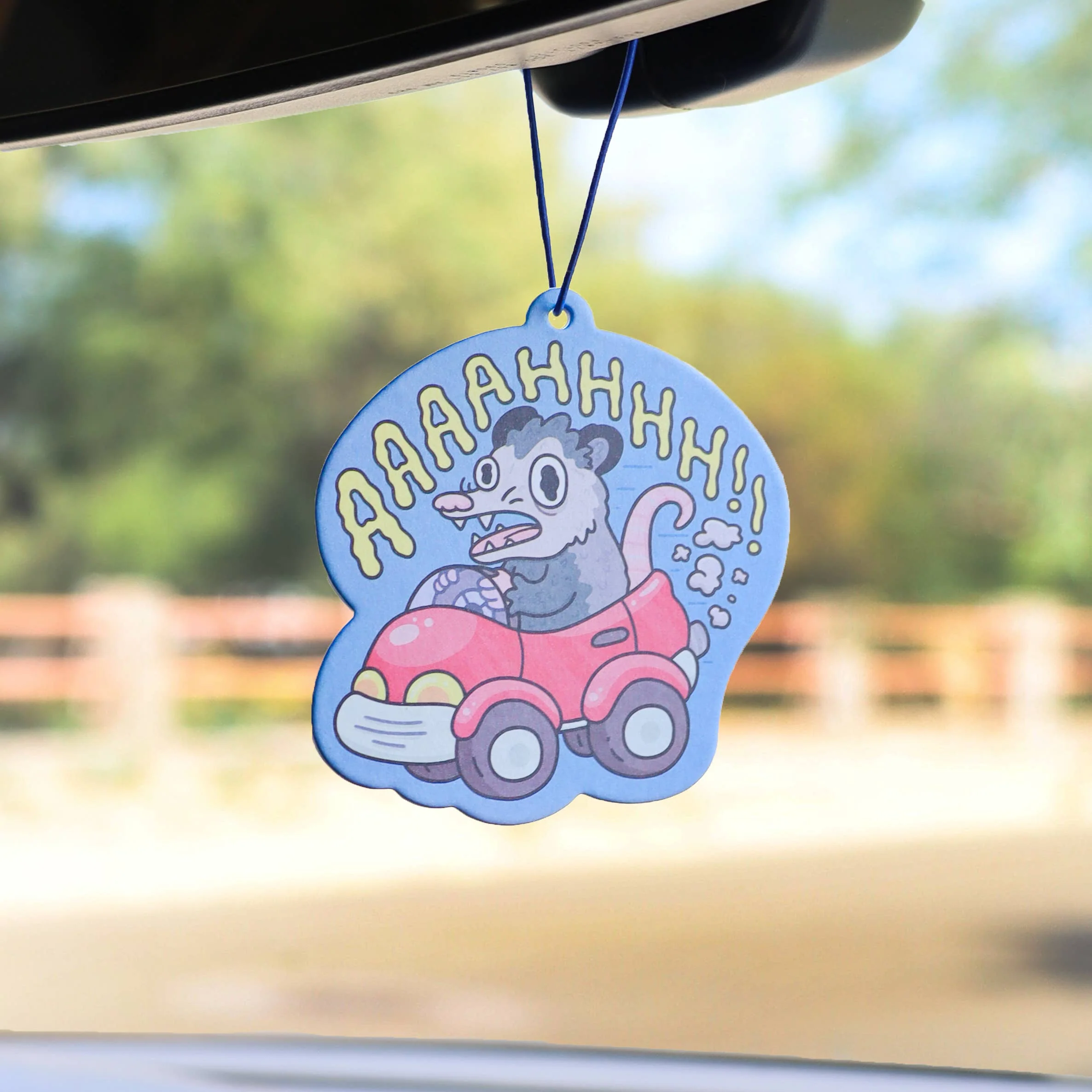 Panic Opossum Car Vehicle Scented Air Freshener - Image 4