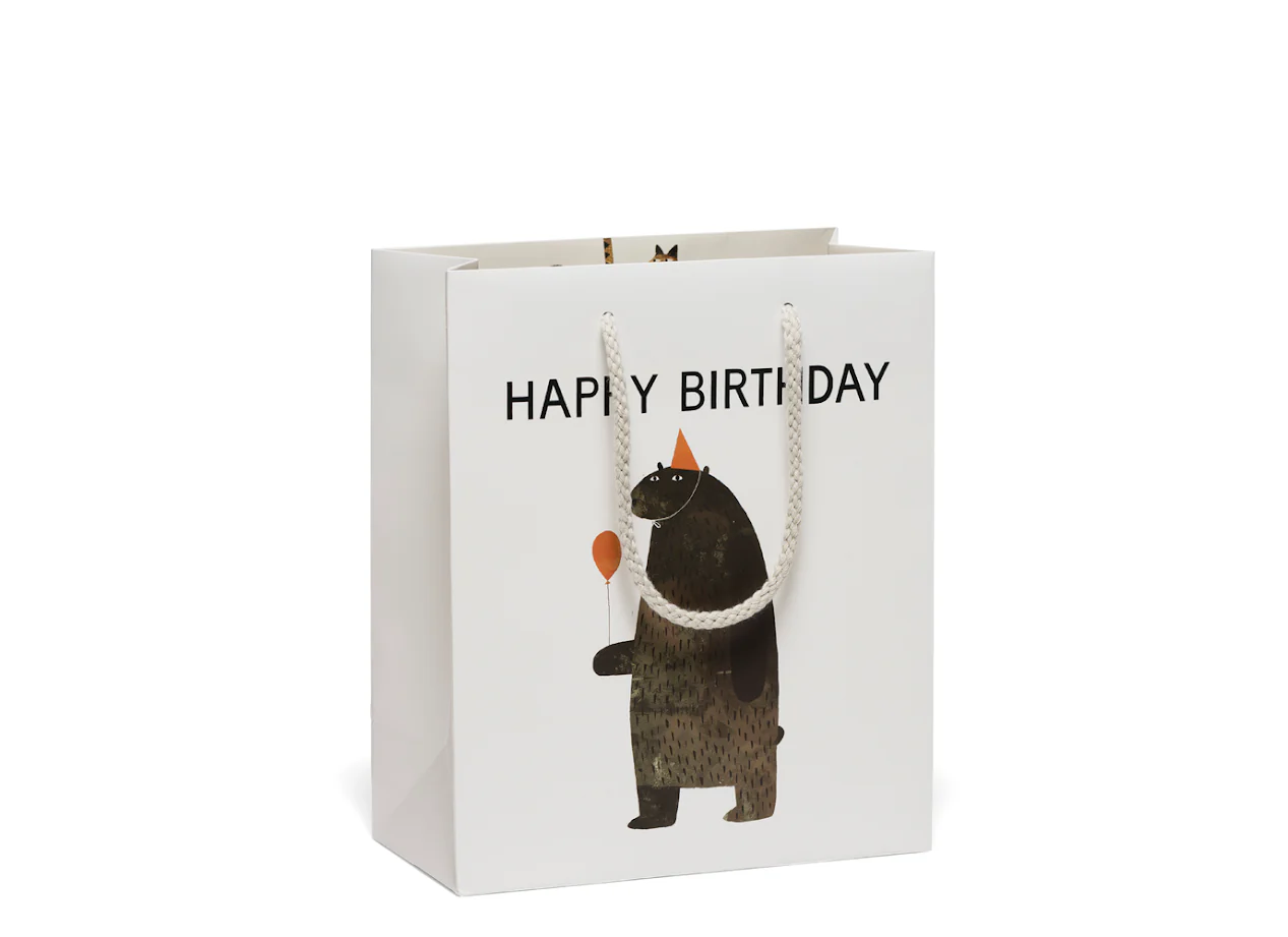 Medium Gift Bag - Birthday Party Bear