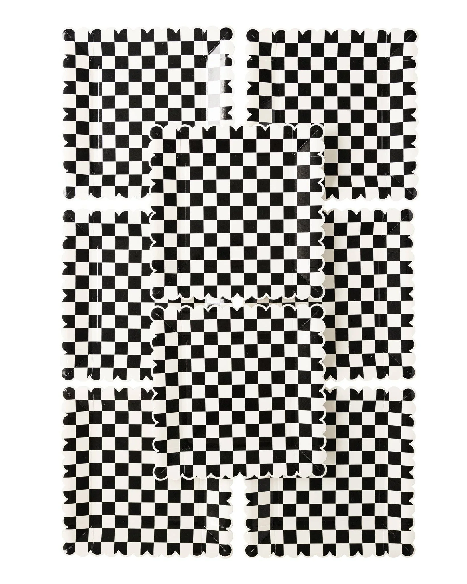 Checkered Paper Plates - Image 2