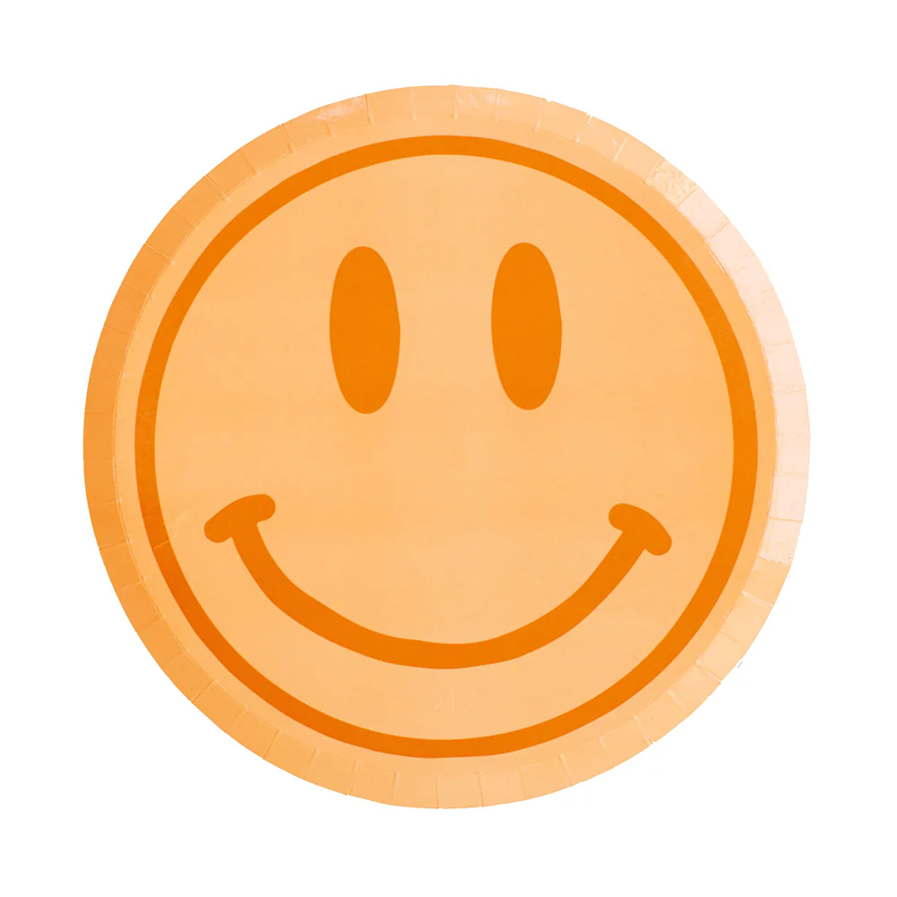 Peace & Love Smile Dessert Plates - 8 Pk.