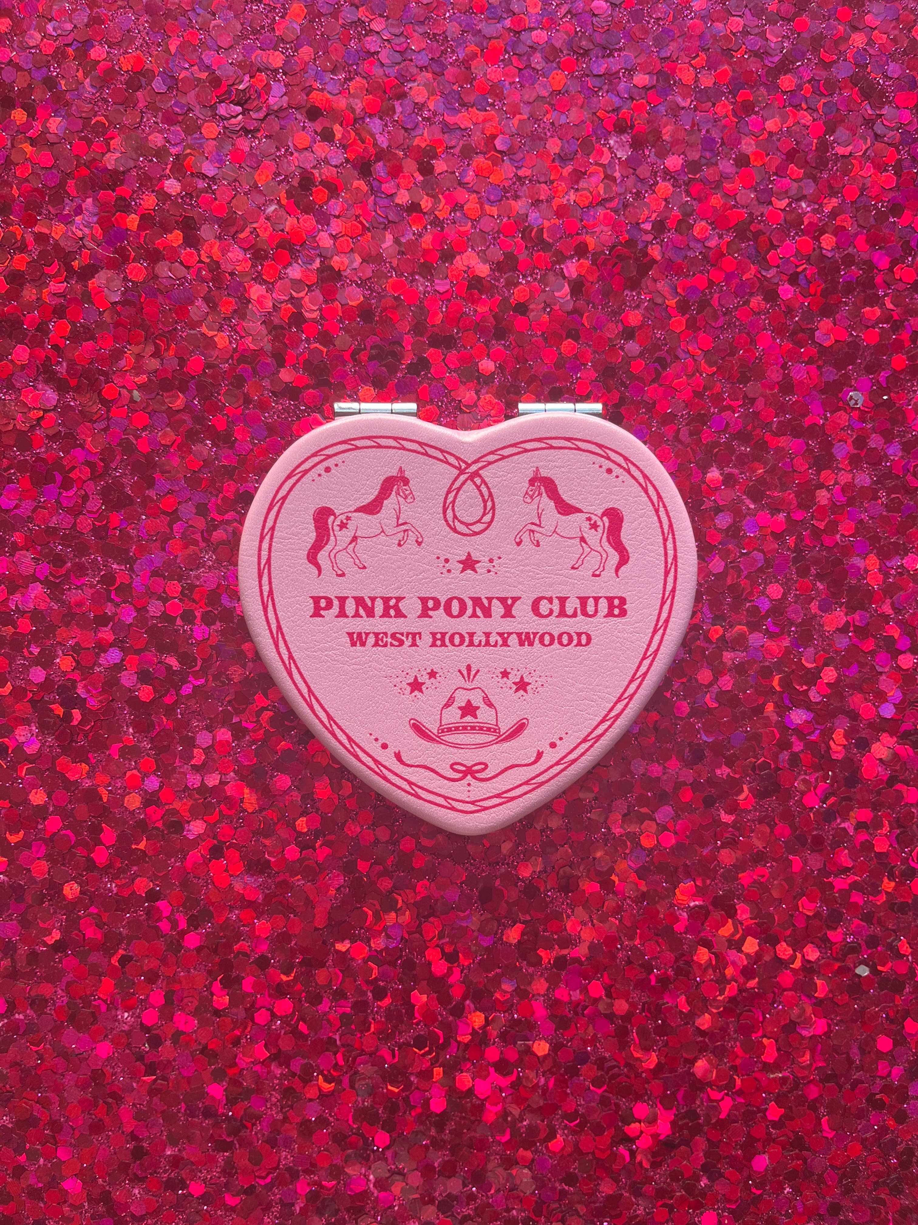 Pink Pony Club Compact Mirror