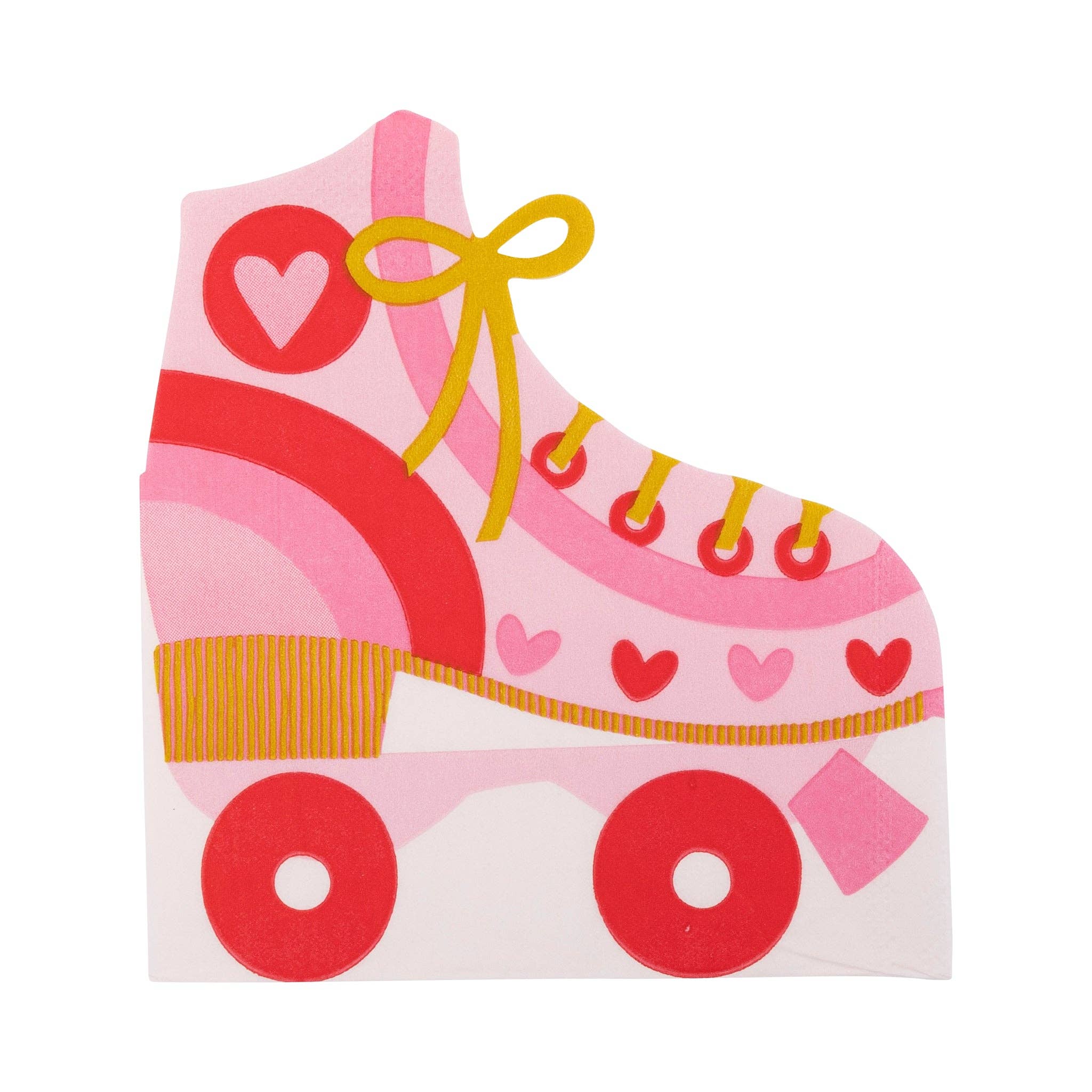 Foil Roller Skate Shaped Guest Napkin - Image 2