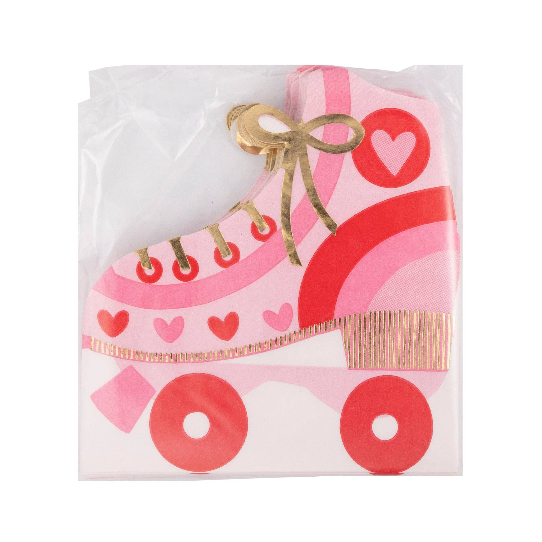 Foil Roller Skate Shaped Guest Napkin - Image 3